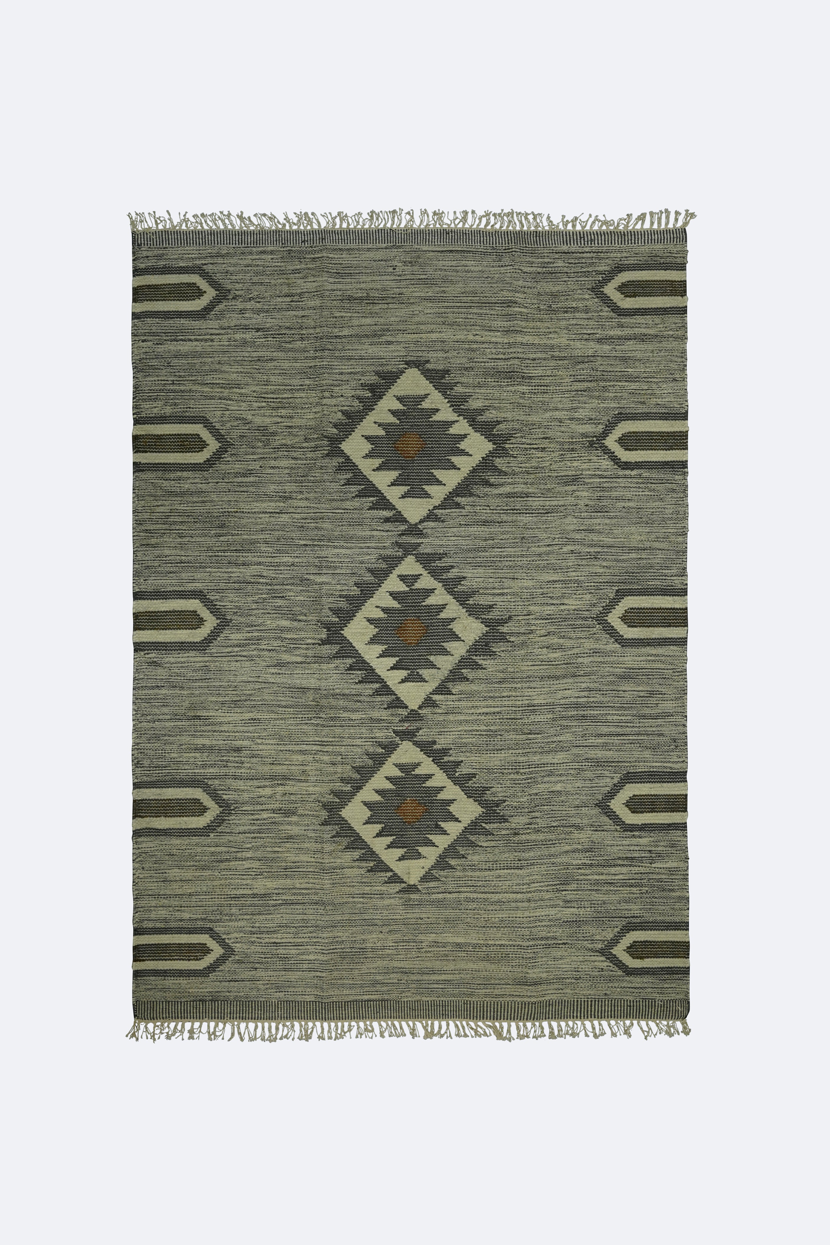 Moroccan Diamond Bohemian Pile Rug