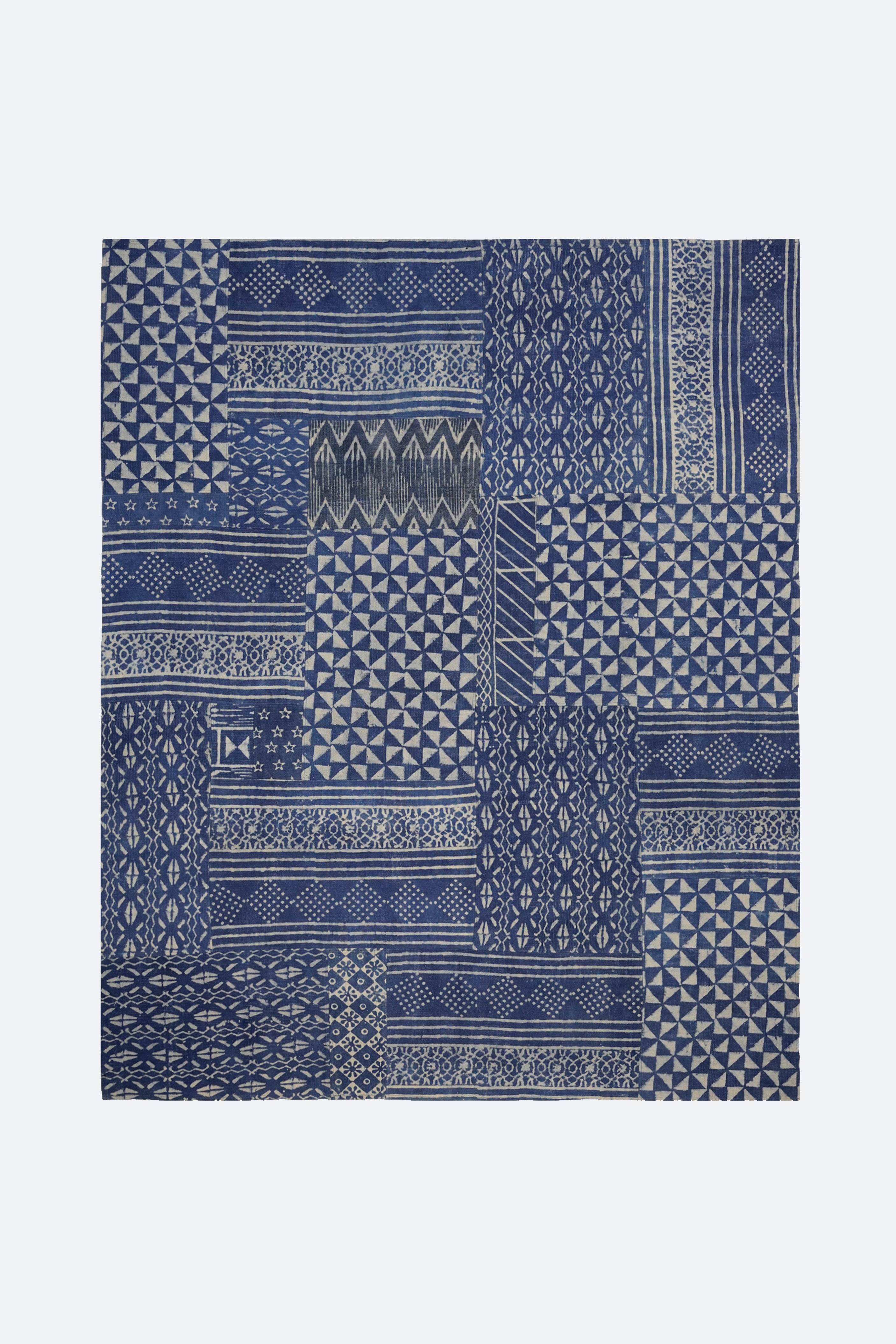 Contemporary Cotton Patchwork Rug