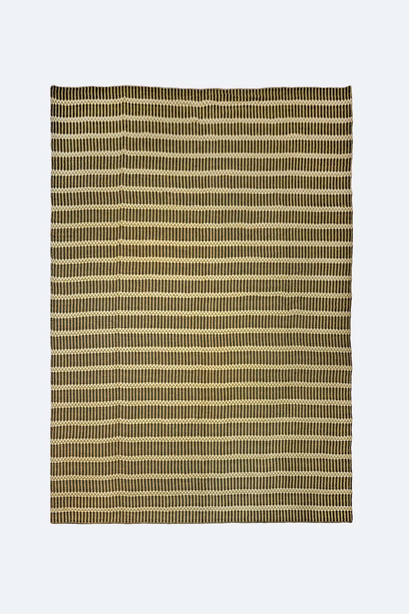 Ebony Stripe Handwoven Jute Rug