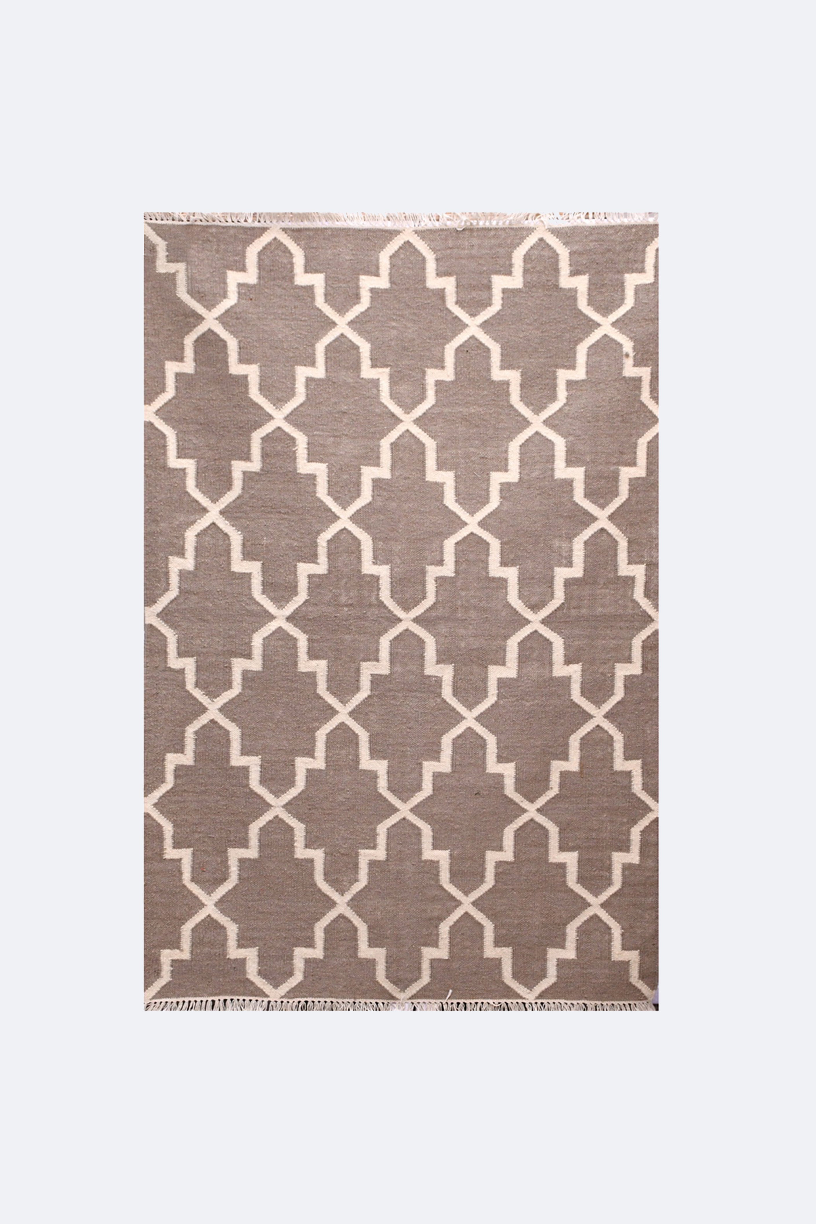 Boho Ogee Reversible Woolen Rug
