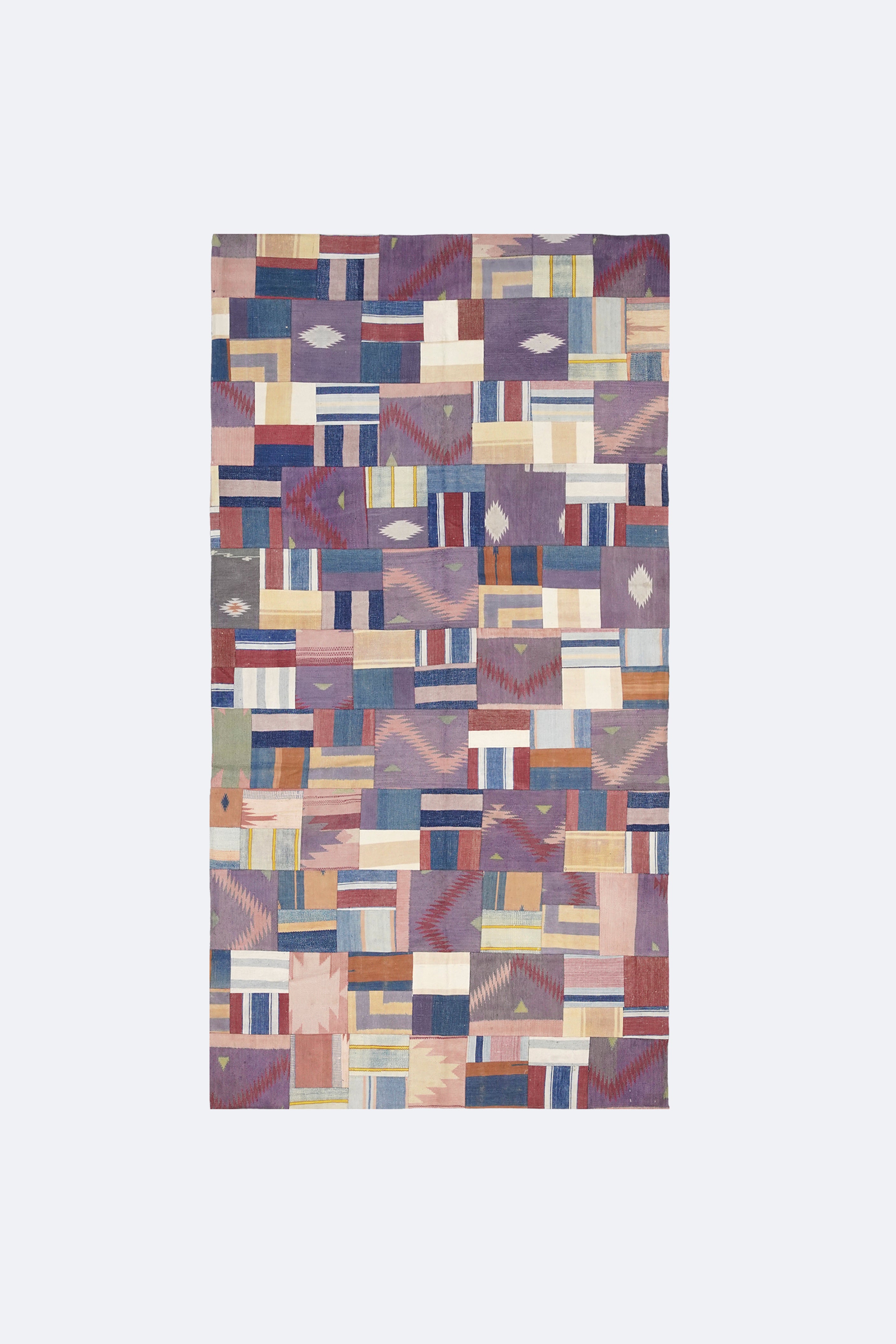 Modern Accent Patchwork Rug