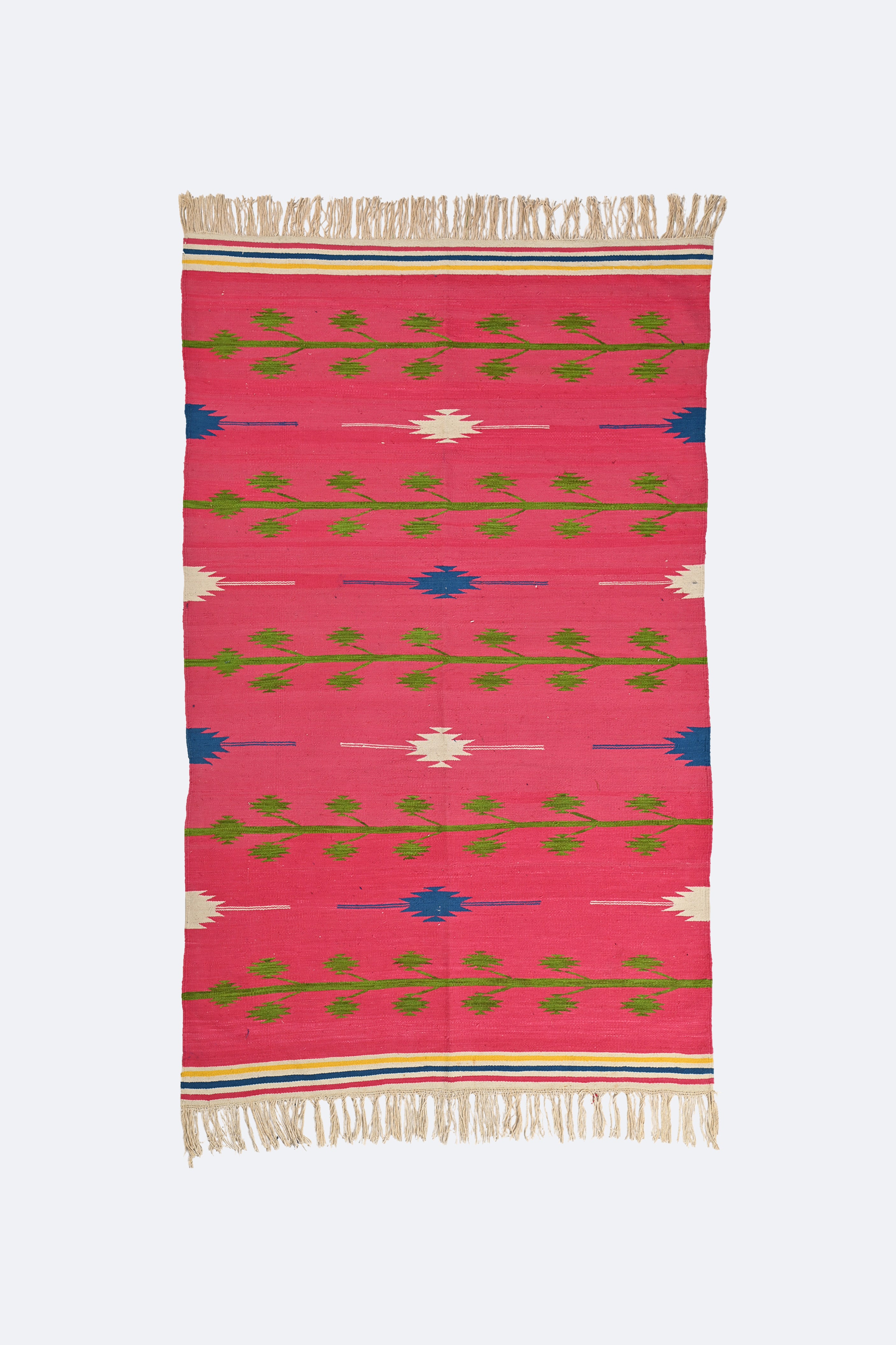 Blush Horizon Reversible Punjabi Dhurrie