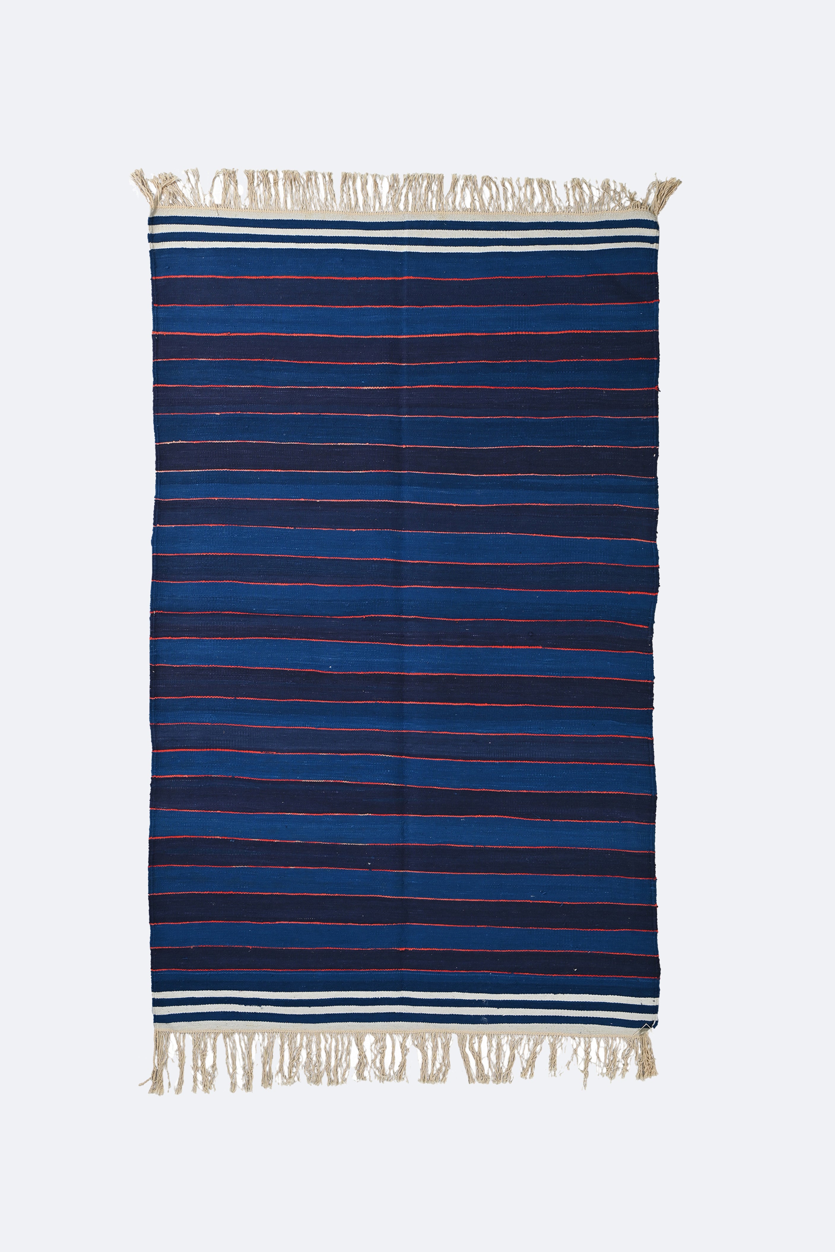 Classic Indigo Punjabi Dhurrie