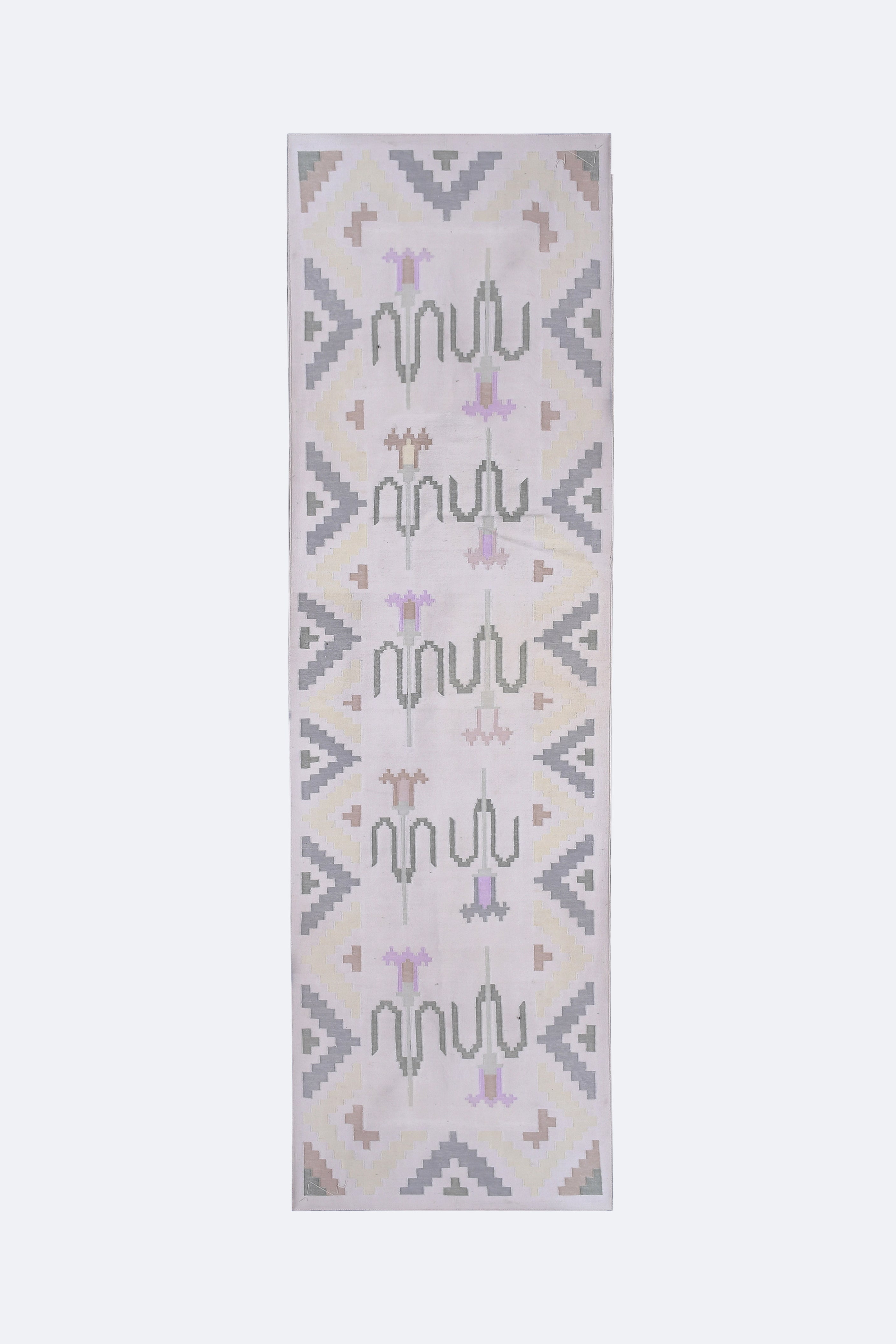 Pastel Kilim Cotton Runner