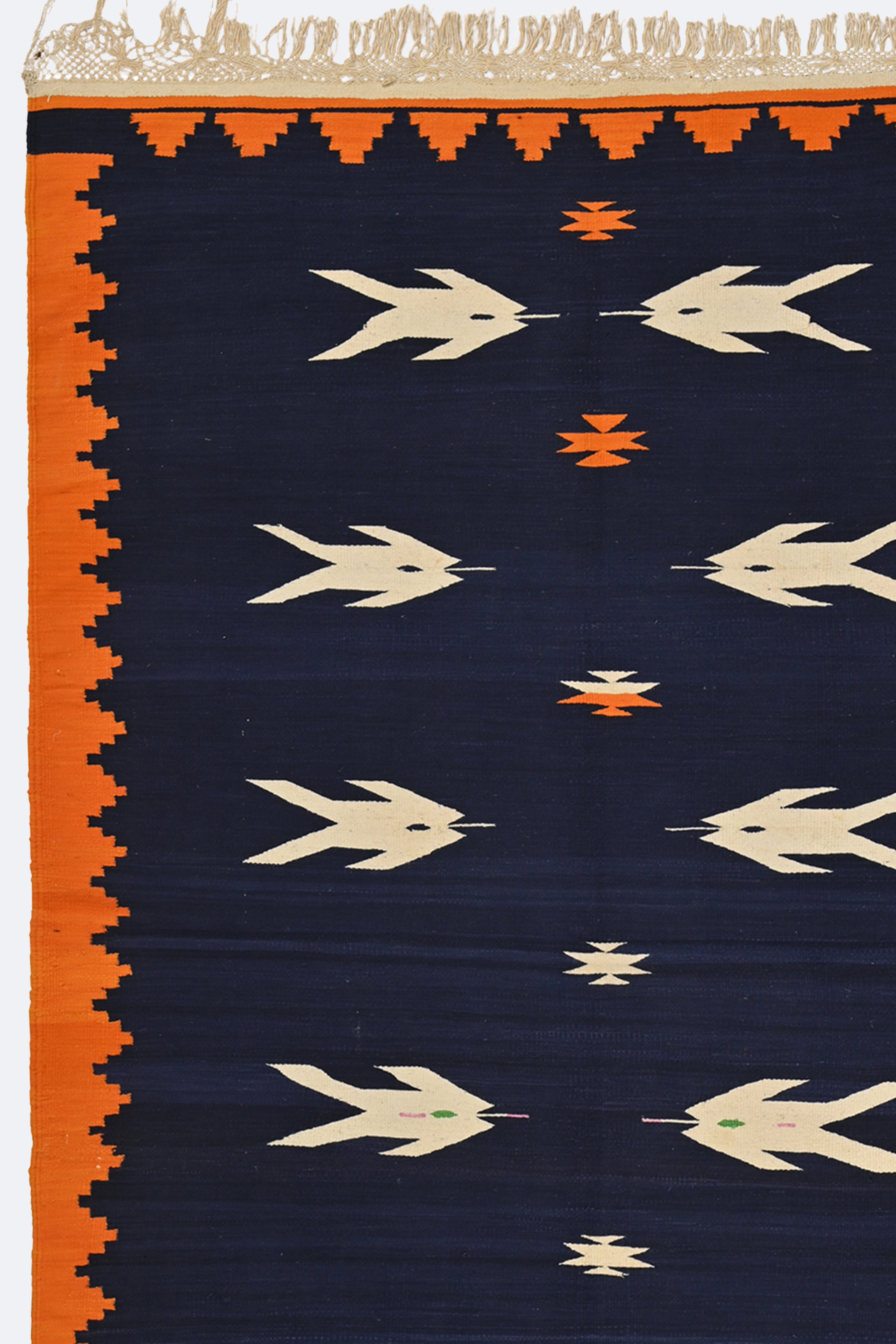 Navy Blaze Punjabi Dhurrie