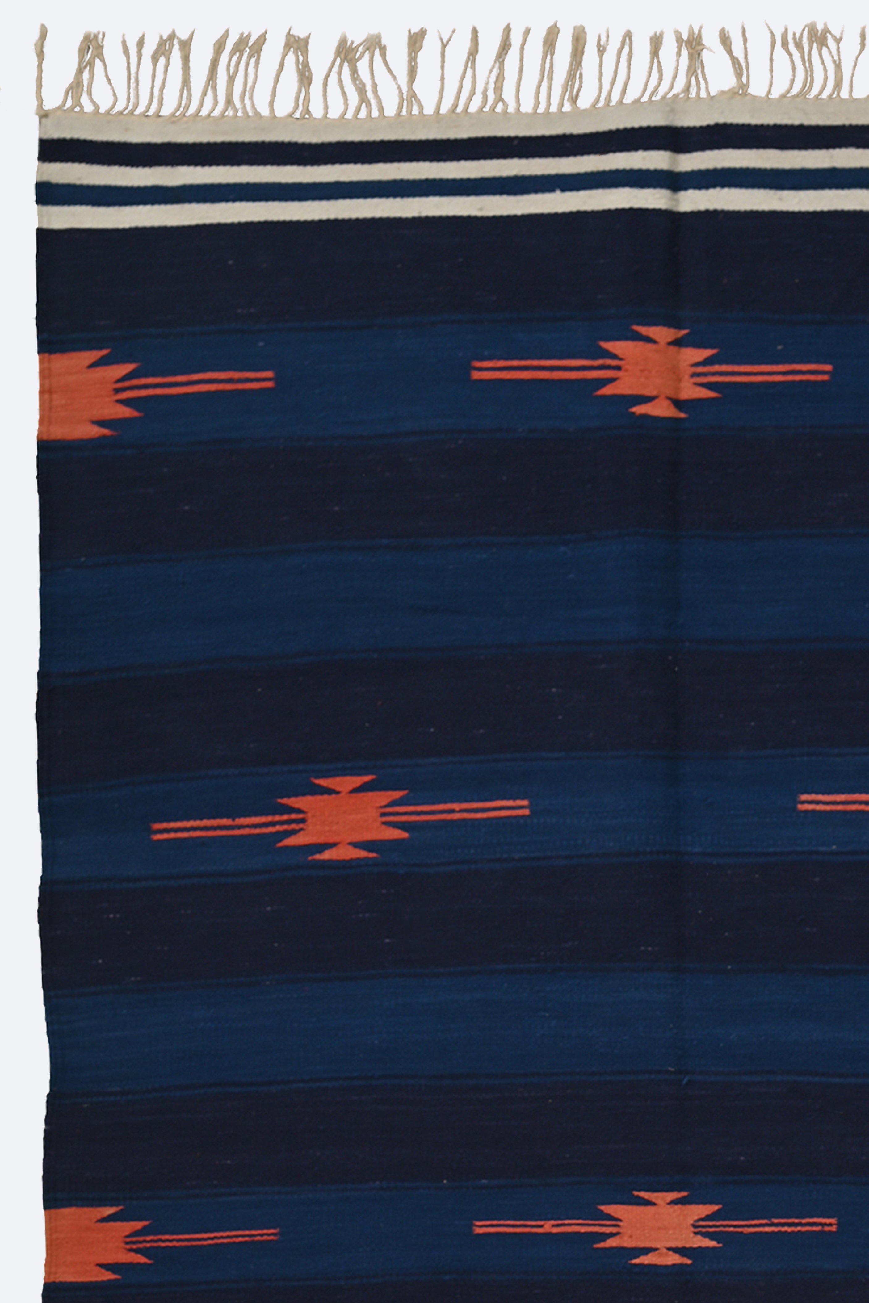 Midnight Stripe Punjabi Dhurrie