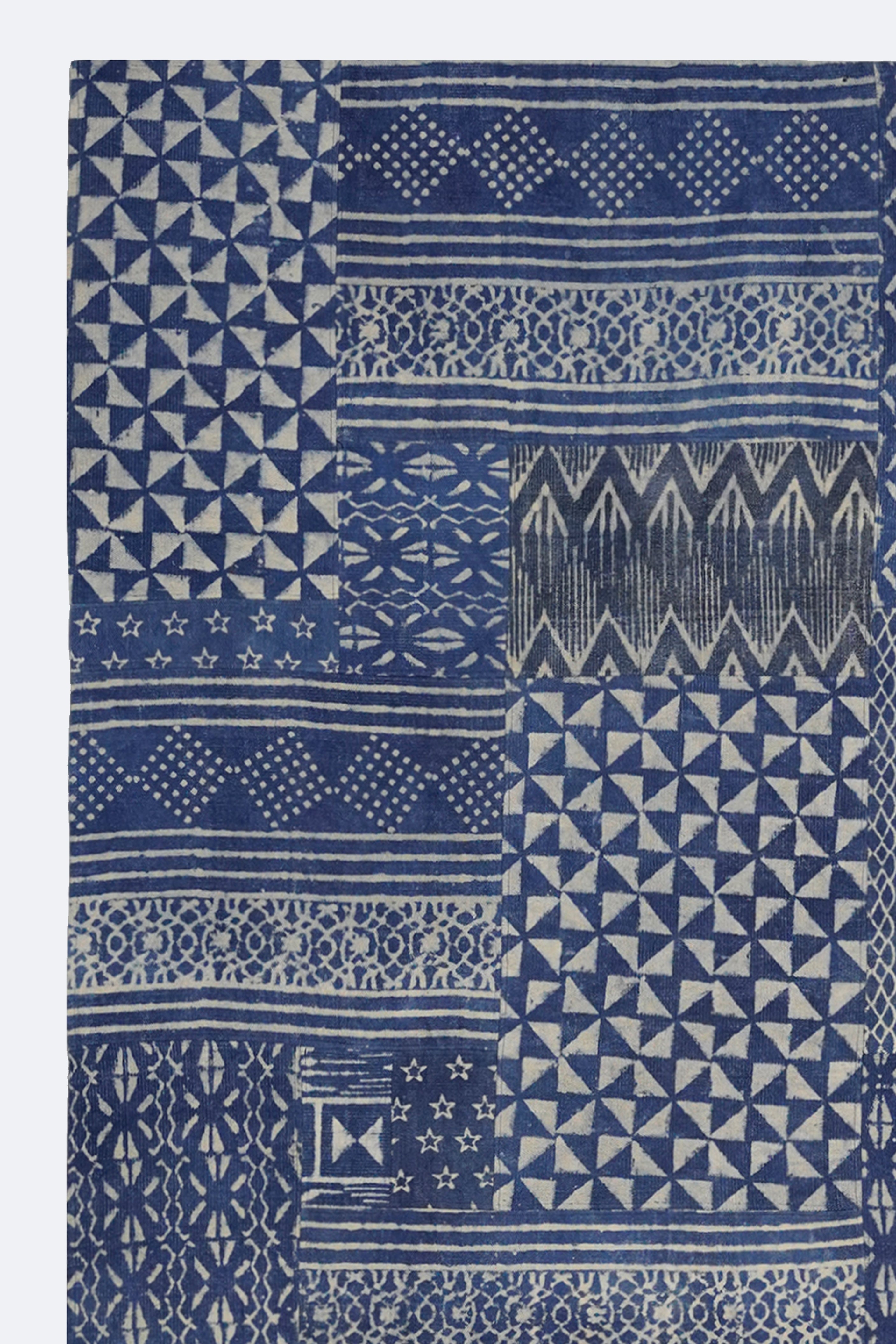 Contemporary Cotton Patchwork Rug