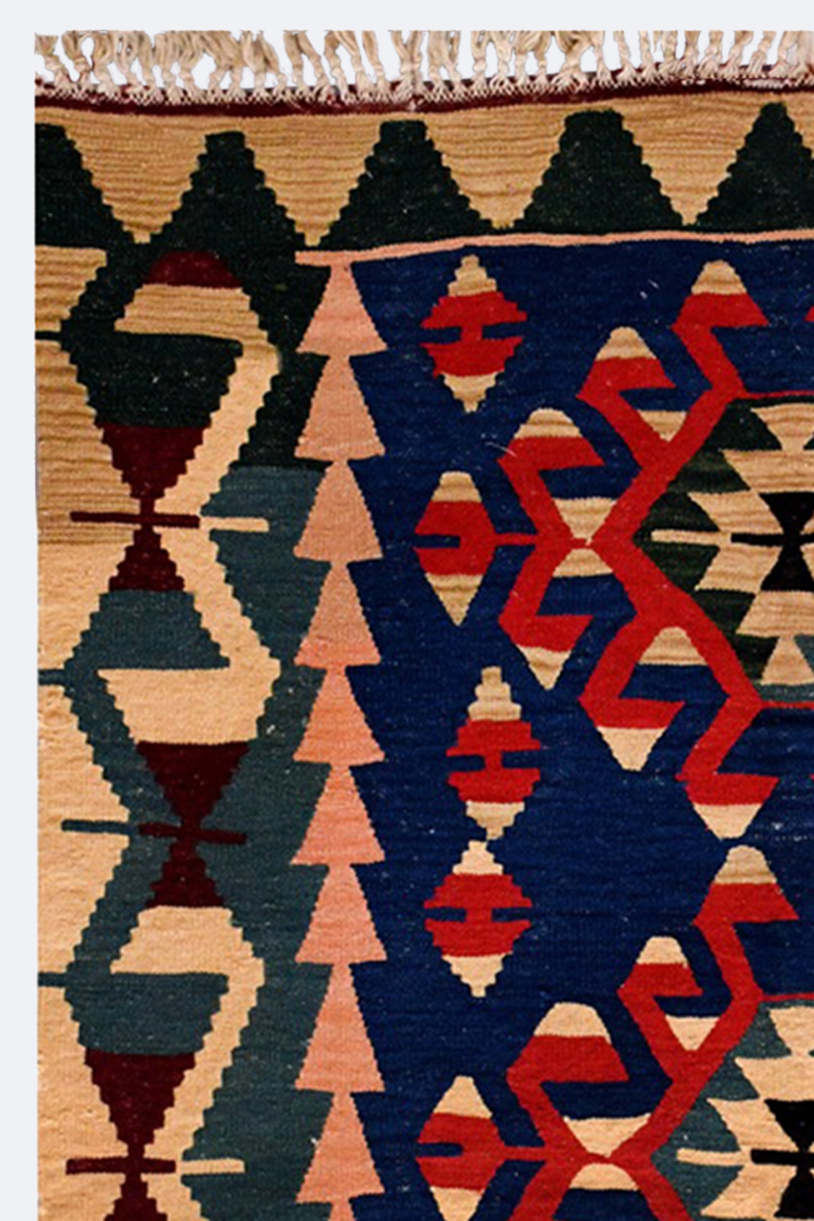 Traditional Floral Medallion Reversible Rug