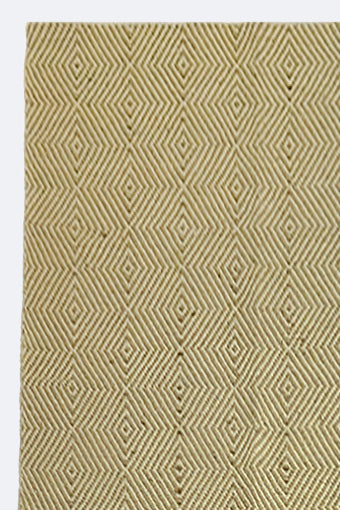 Diamond Lattice Natural Jute Rug