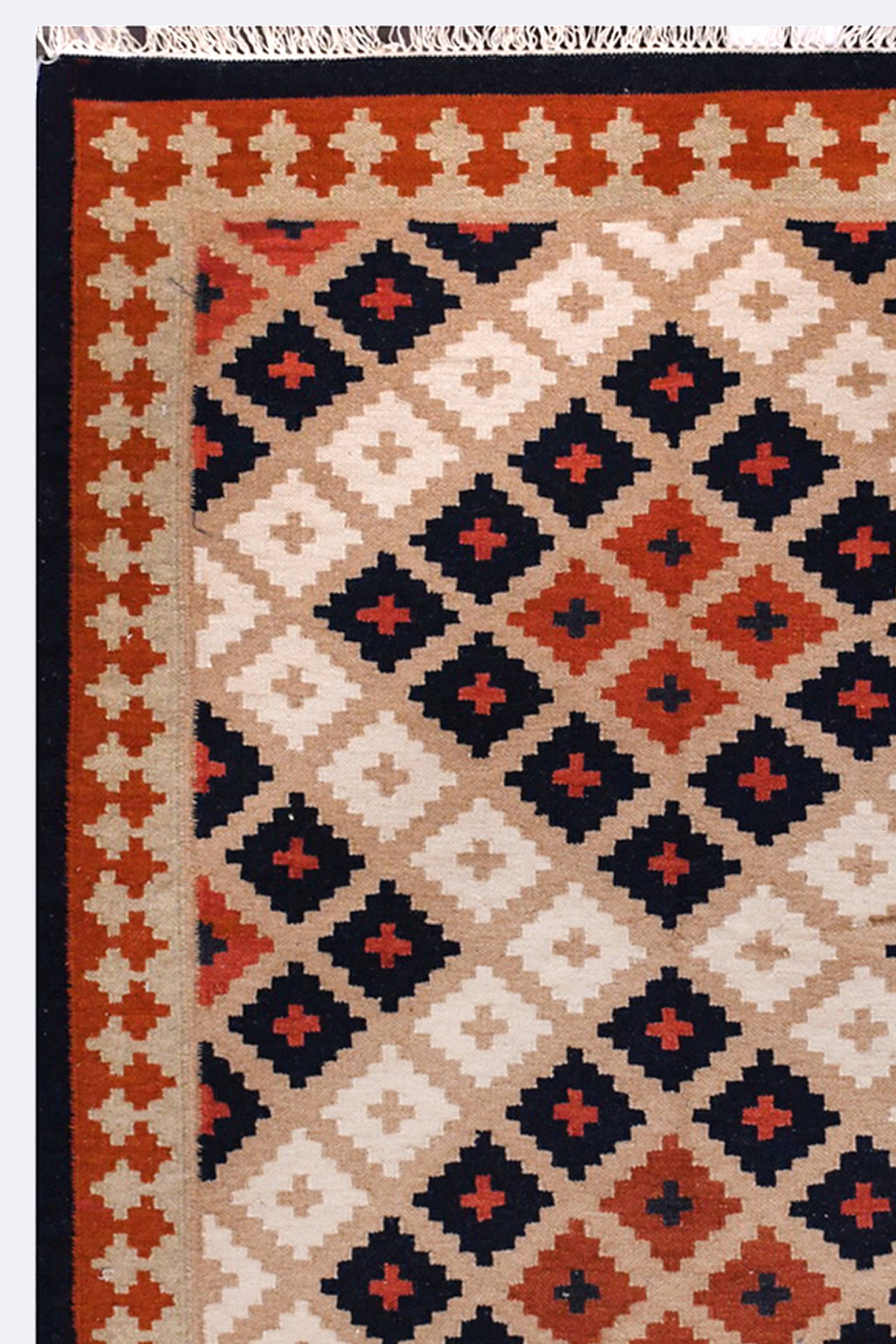 Multi-Color Bazaar Reversible Woolen Rug