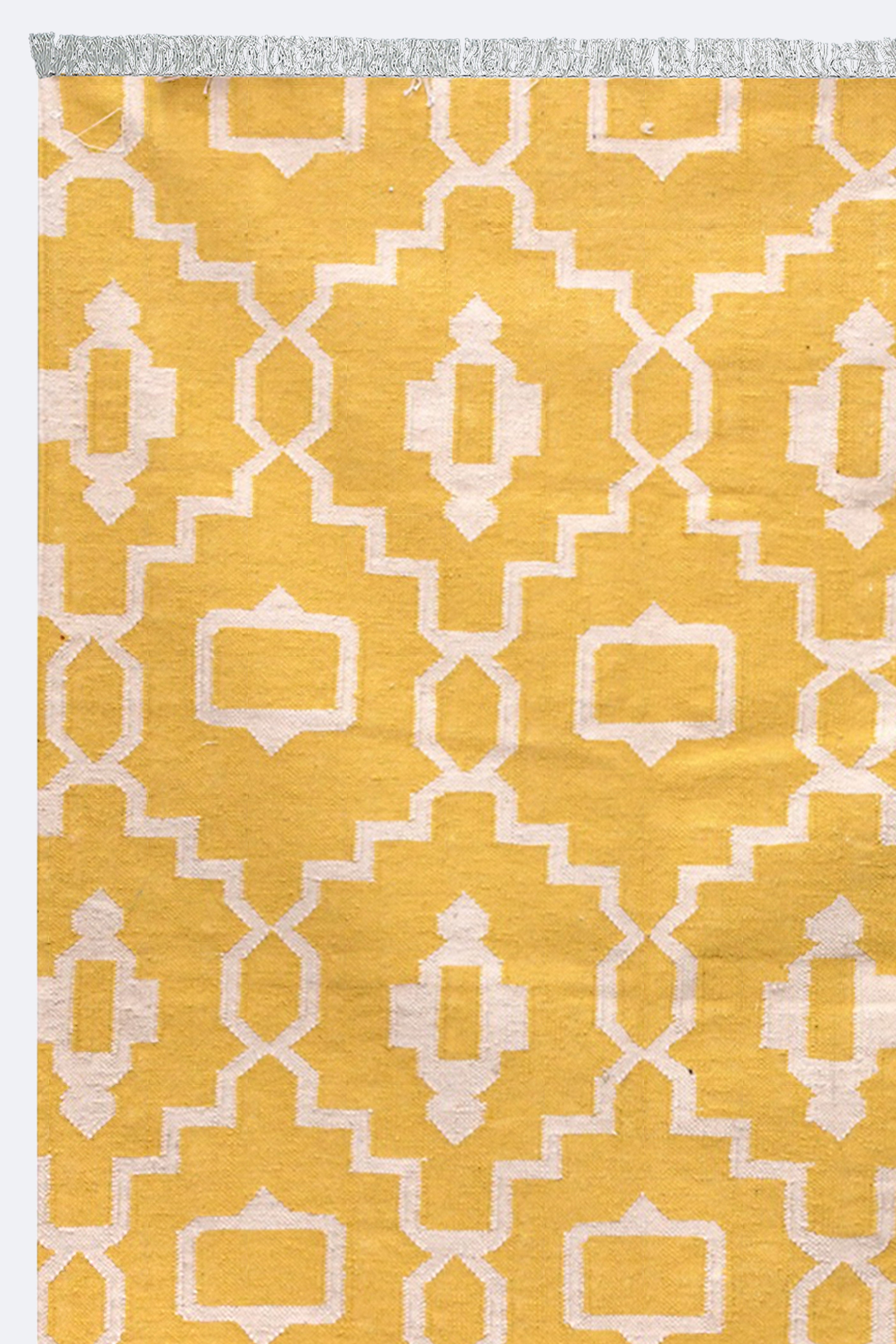 Maze Geometric Reversible Woolen Rug