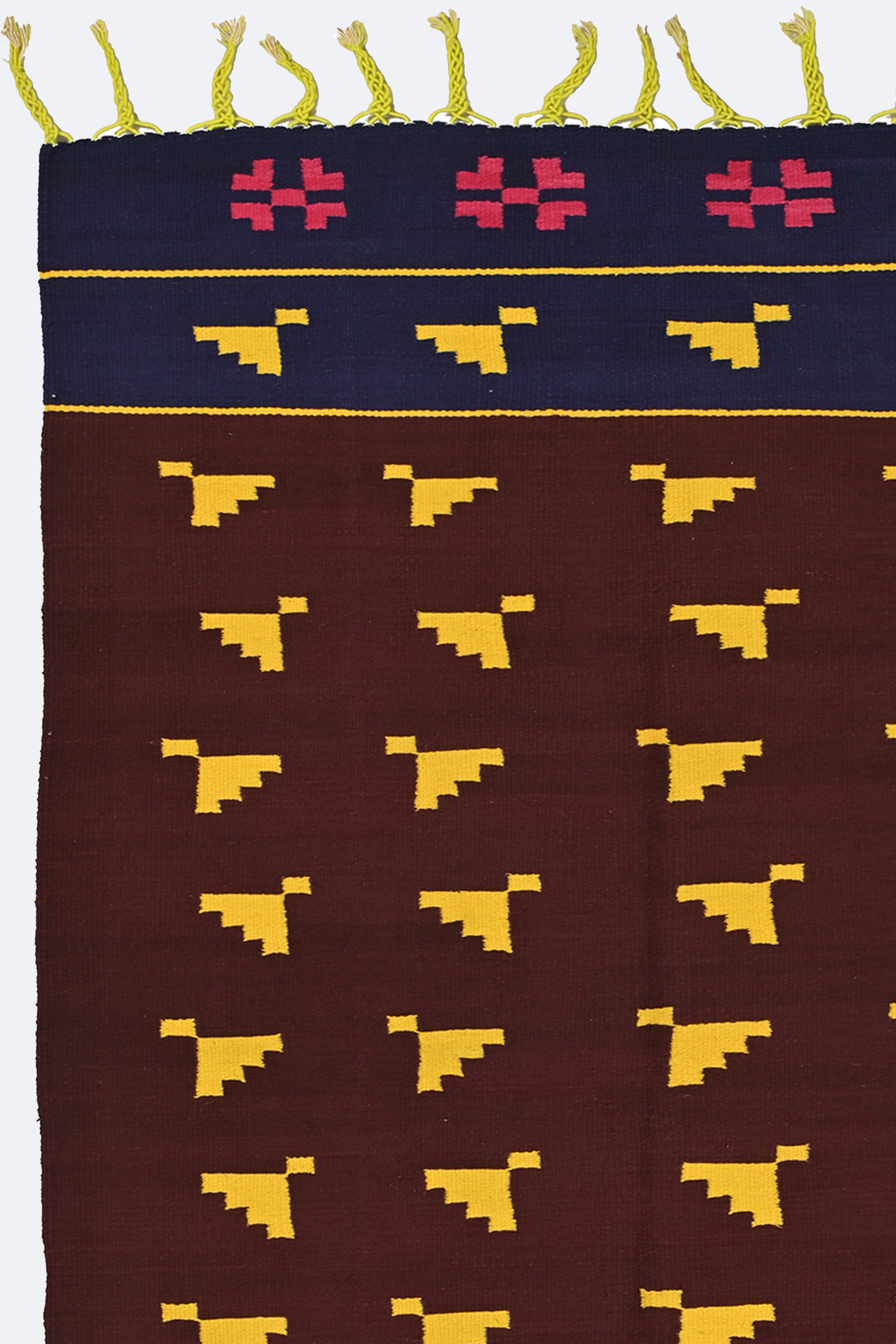 Golden Leaf Punjabi Dhurrie