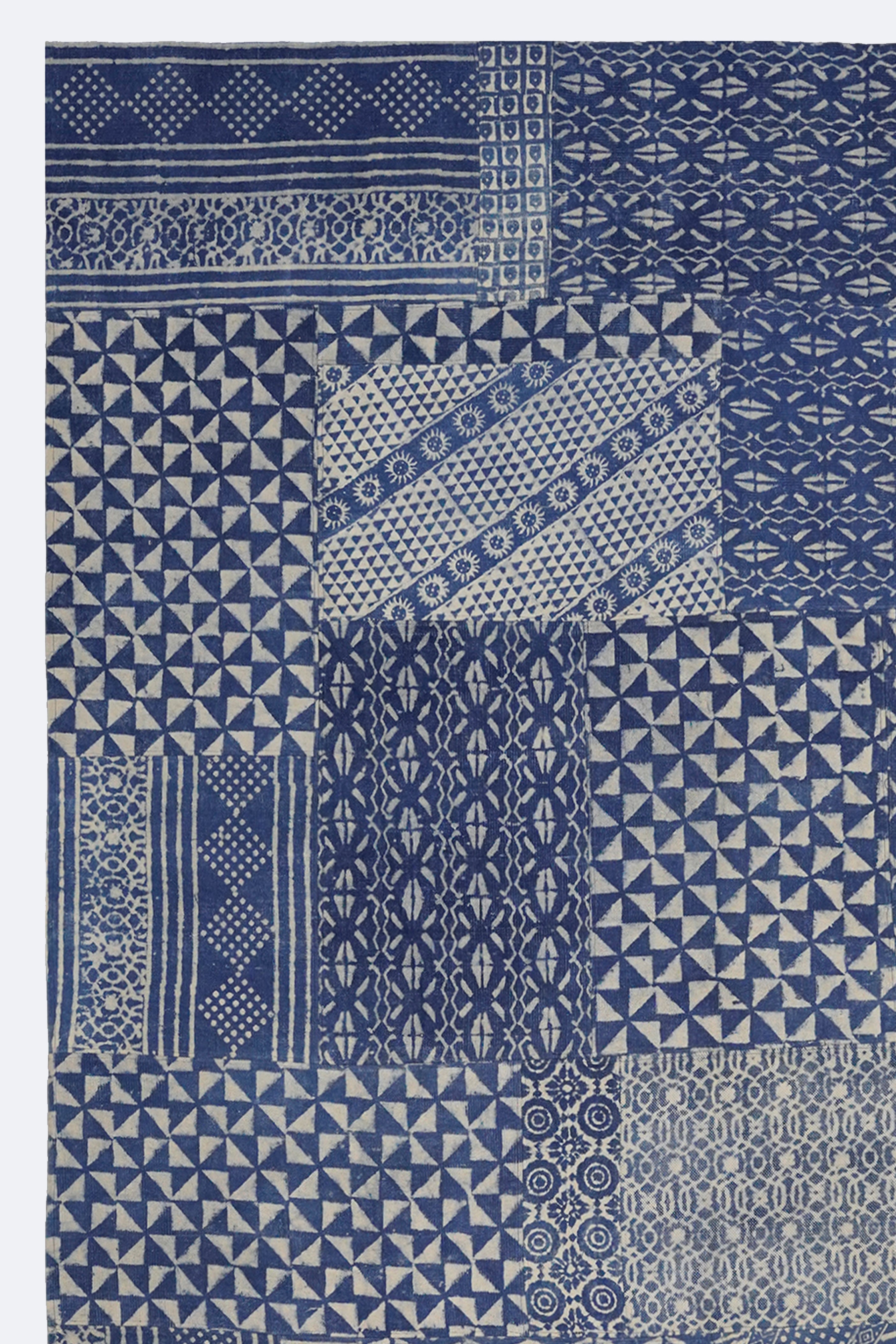 Geometrical Handmade Patchwork Rug