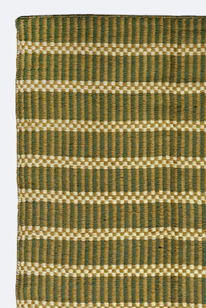 Sage Stripe Handwoven Jute Rug