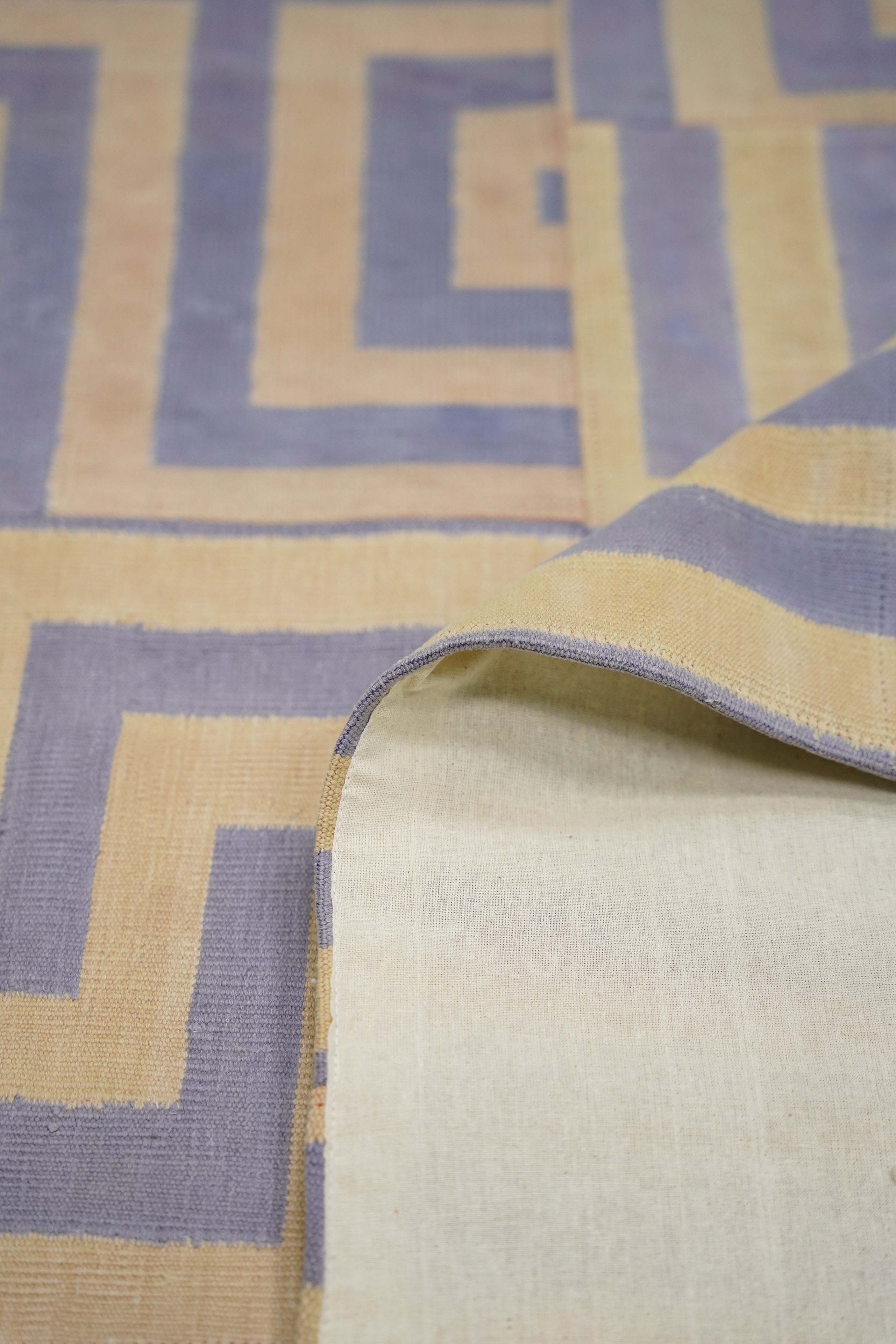 Distressed Geometric Vintage Look Patchwork Rug