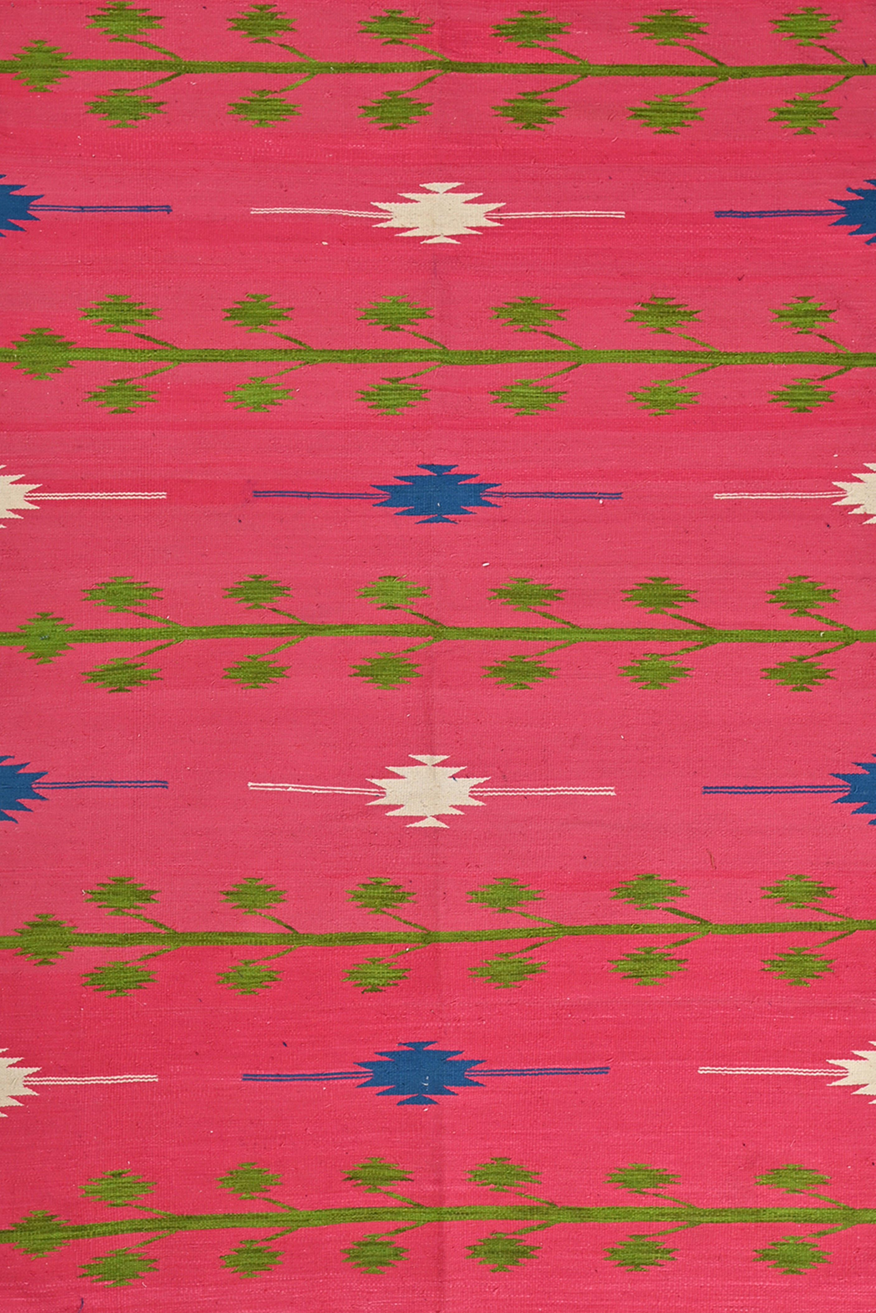Blush Horizon Reversible Punjabi Dhurrie