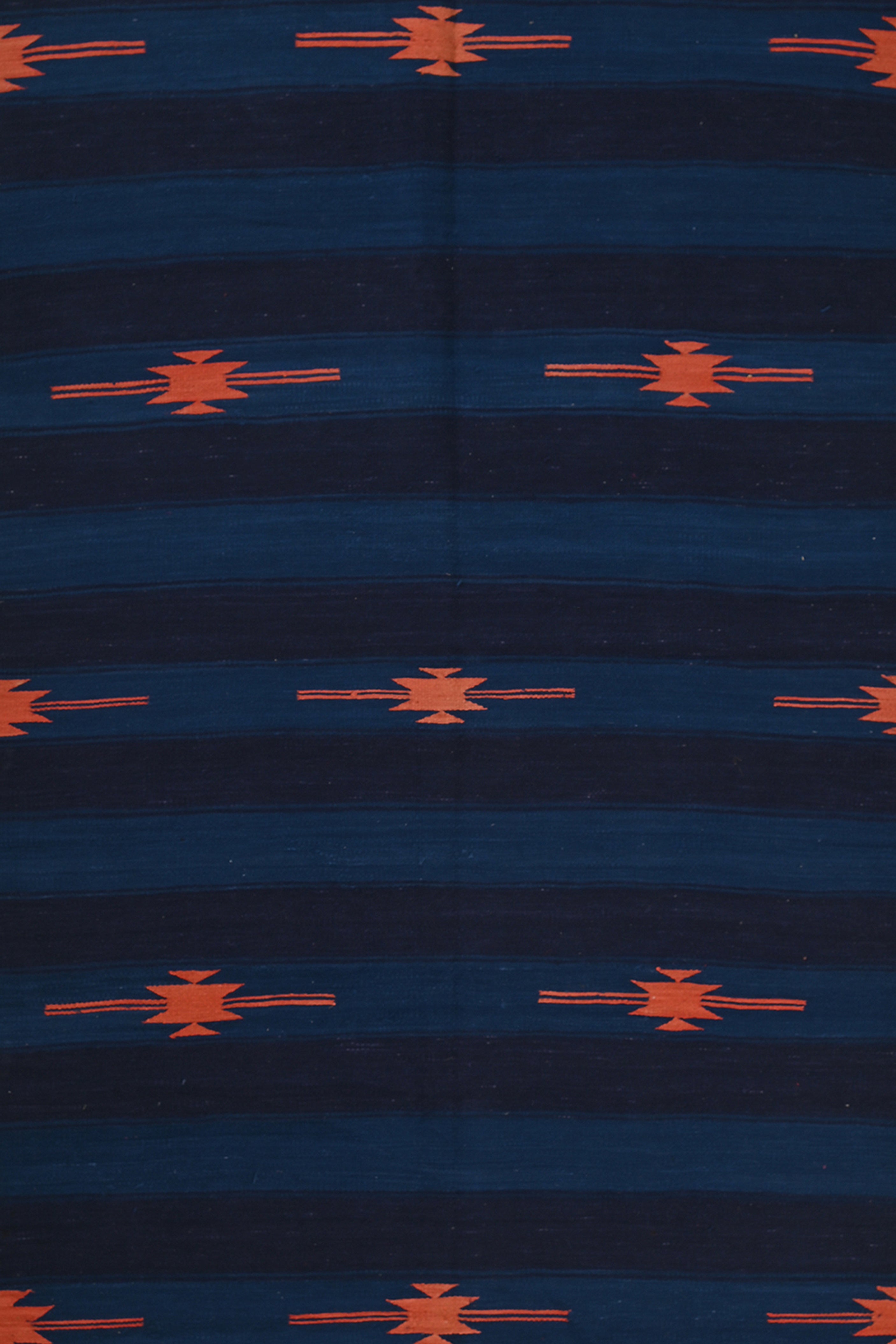 Midnight Stripe Punjabi Dhurrie