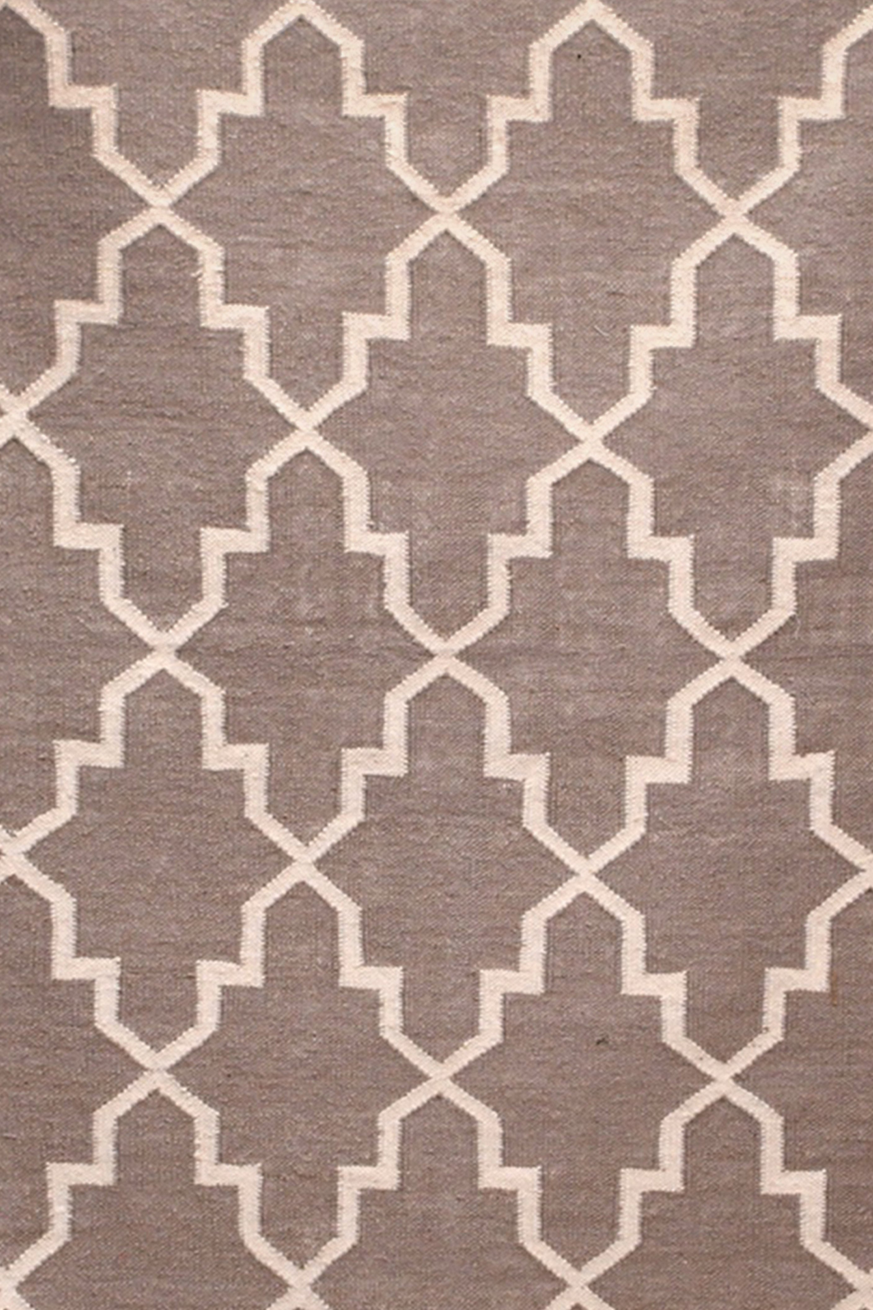 Boho Ogee Reversible Woolen Rug