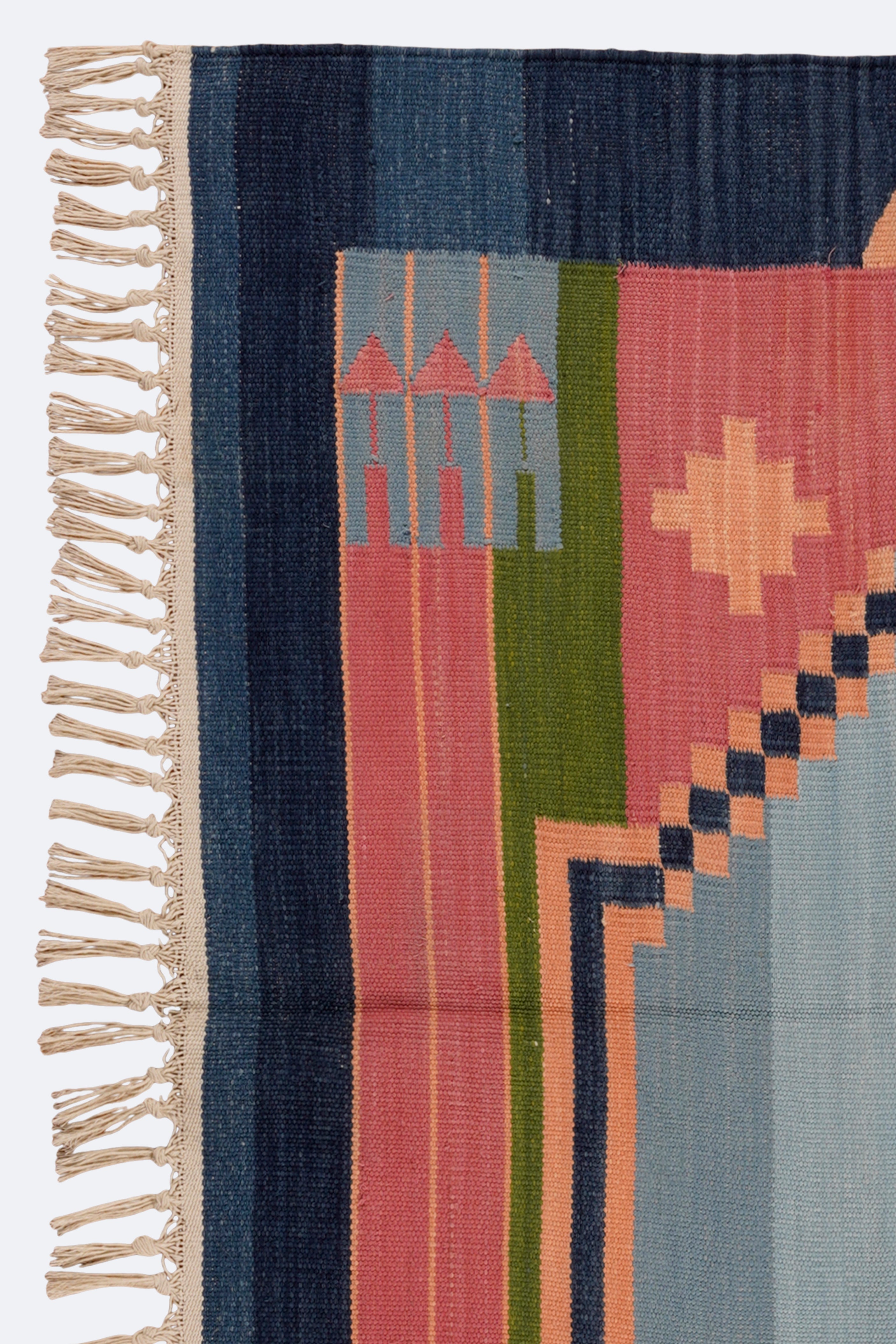 Colorful Cotton Handwoven Muslim Prayer Rug