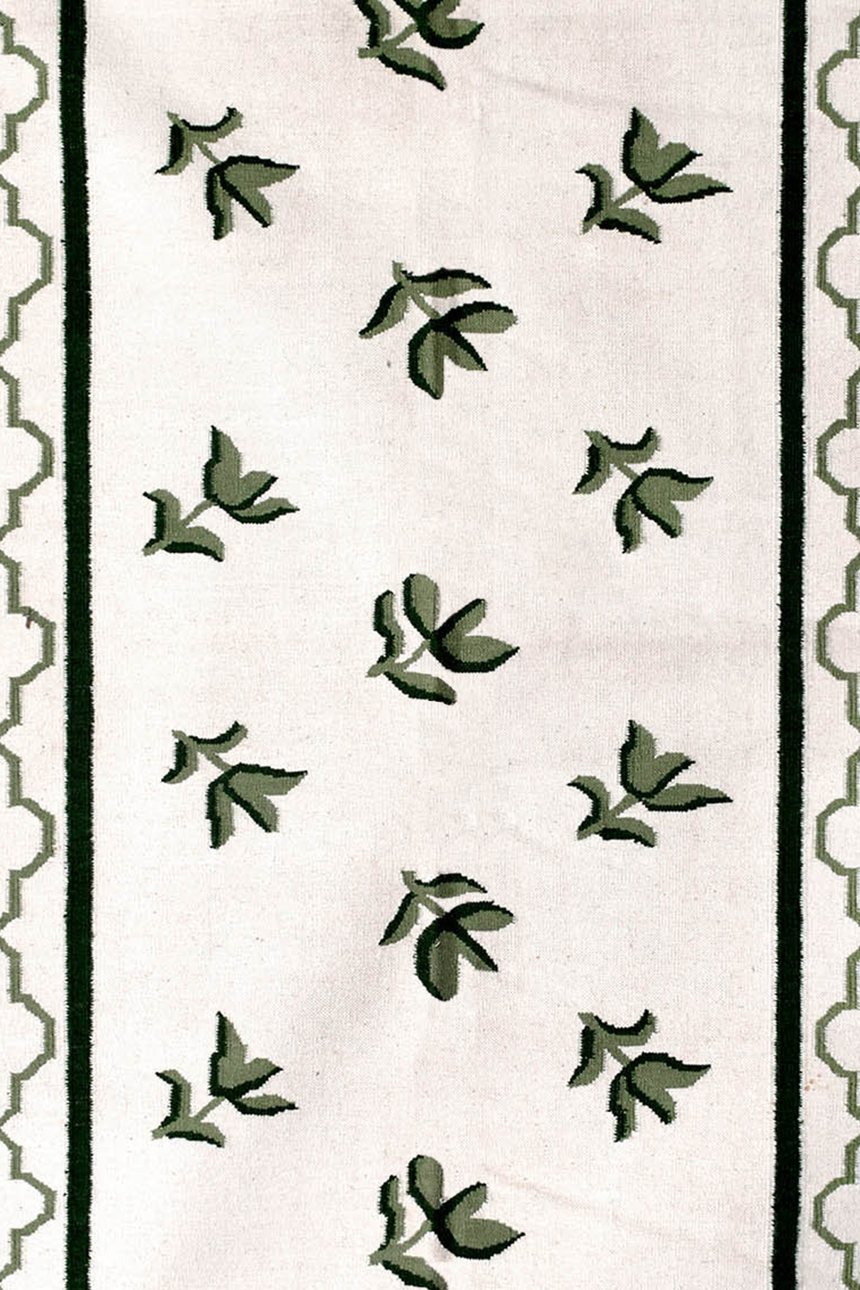 Botanical Handwoven Reversible Wool Rug