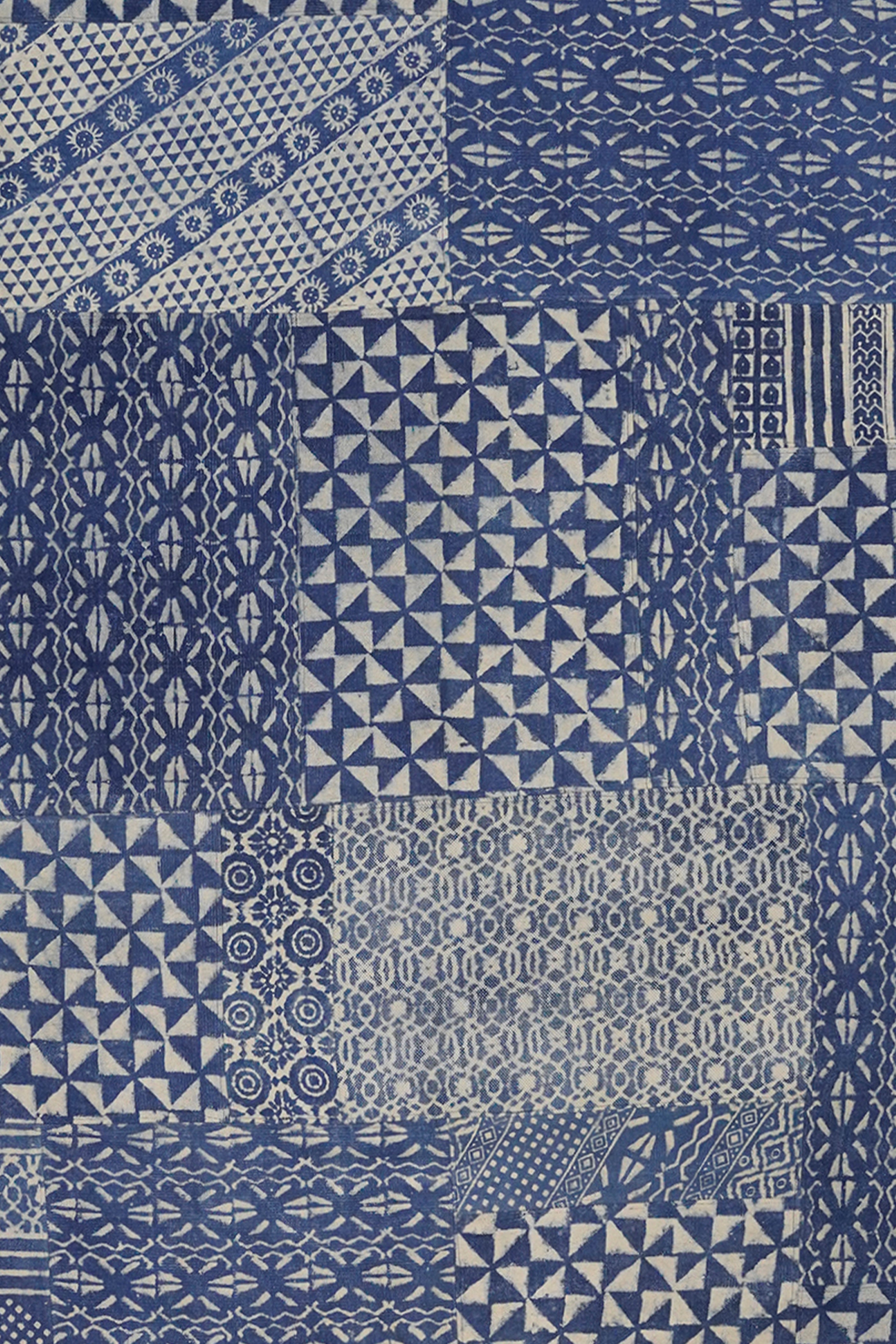 Geometrical Handmade Patchwork Rug