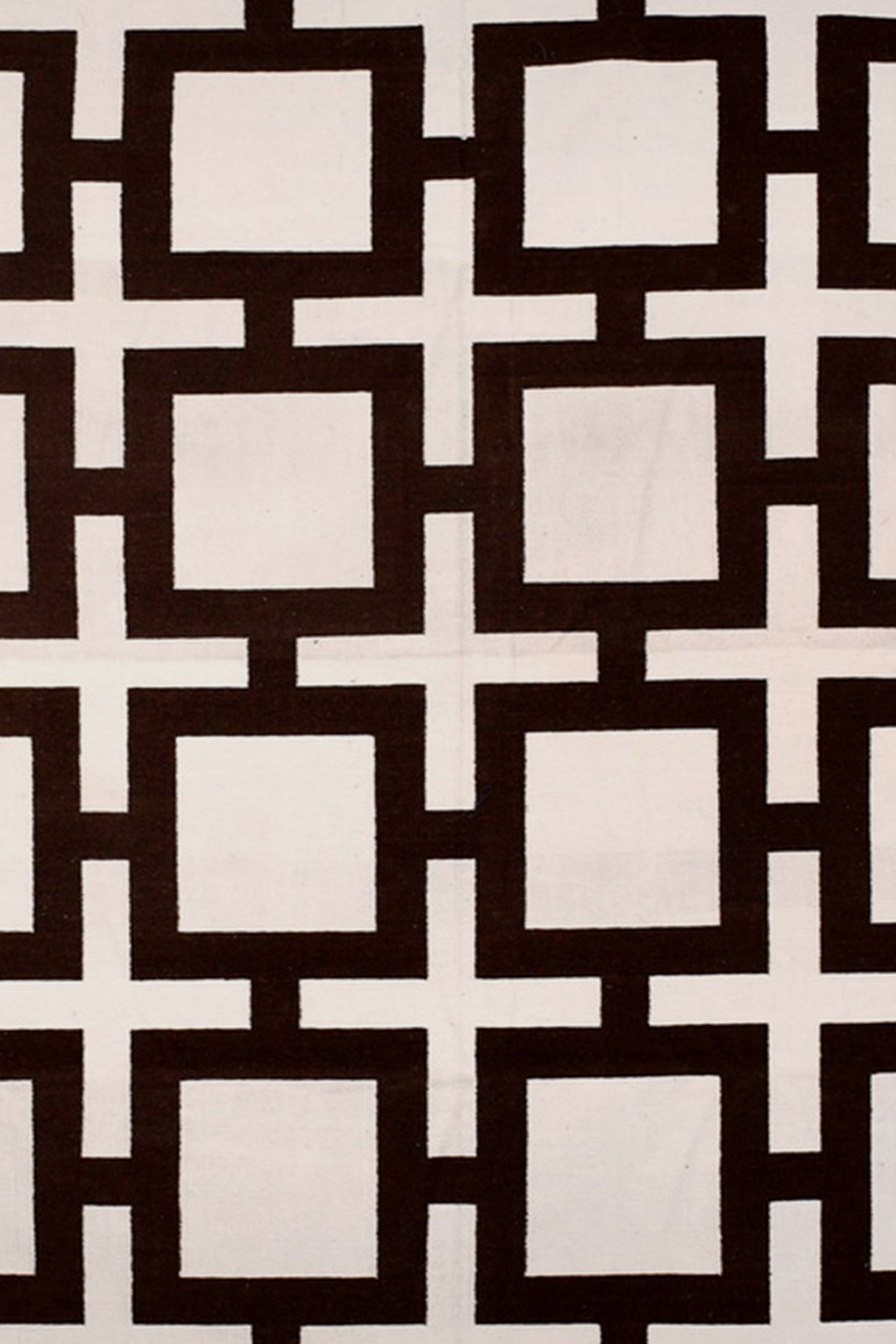 Mid-Century Modern Reversible Flatweave Rug