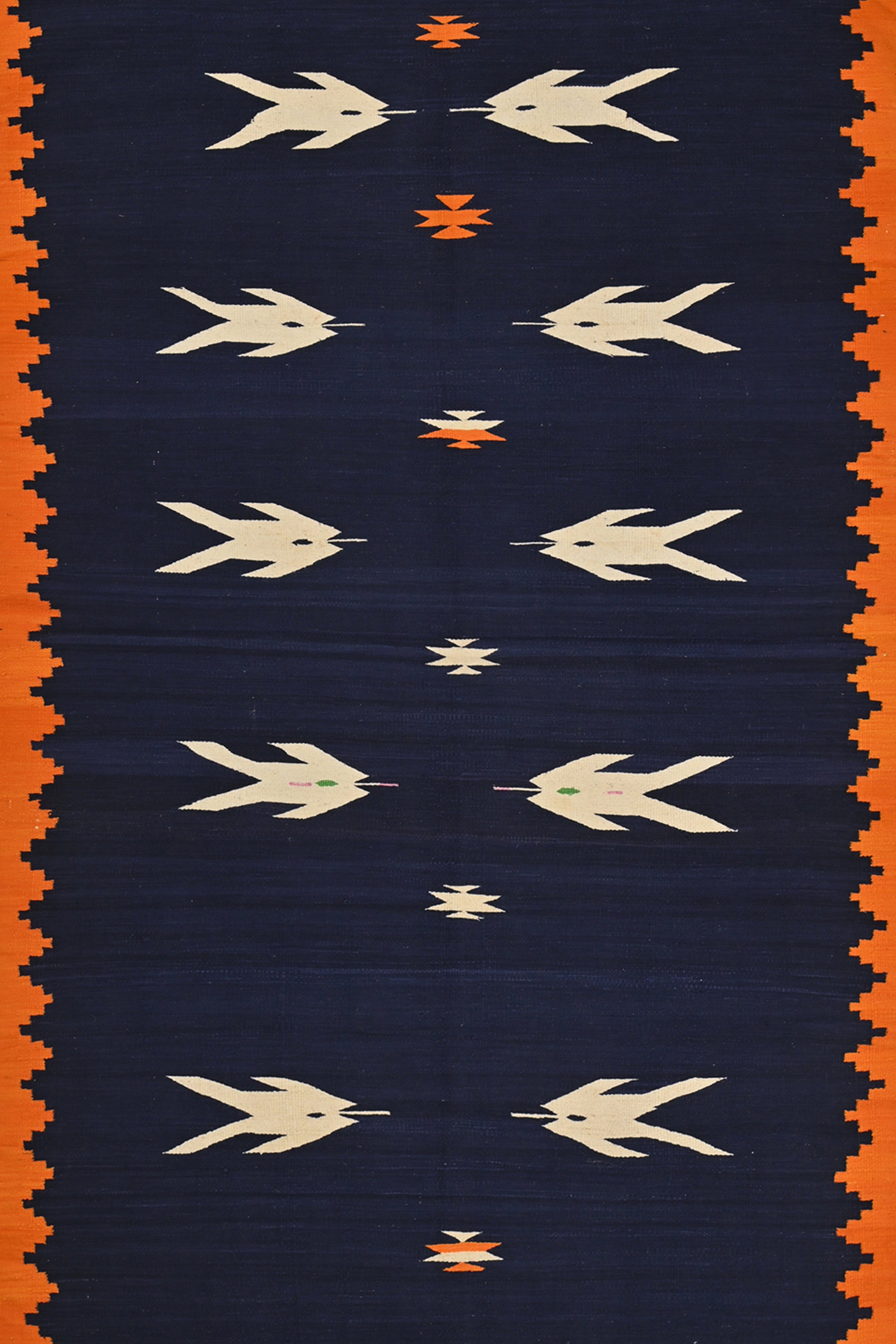 Navy Blaze Punjabi Dhurrie