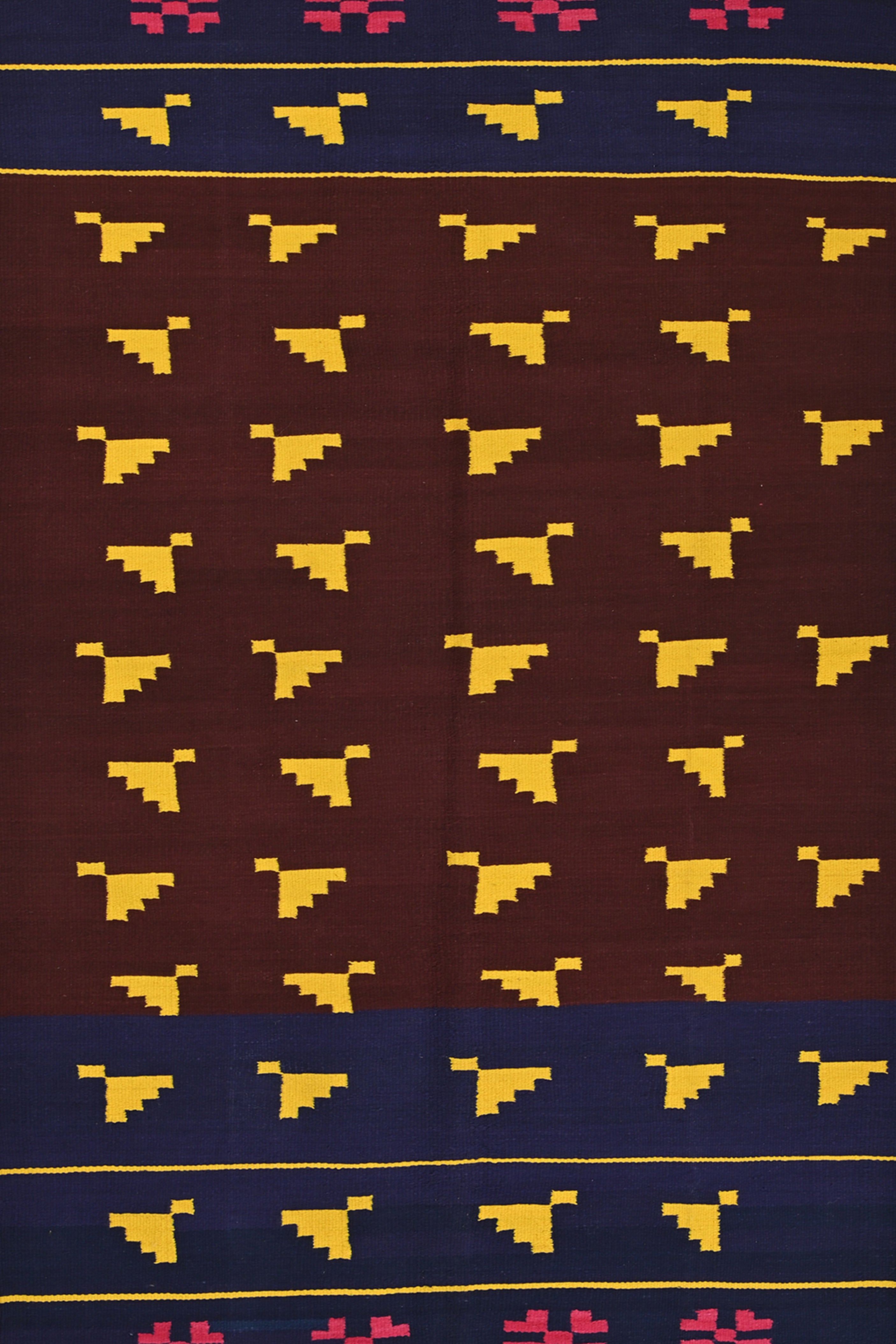 Golden Leaf Punjabi Dhurrie