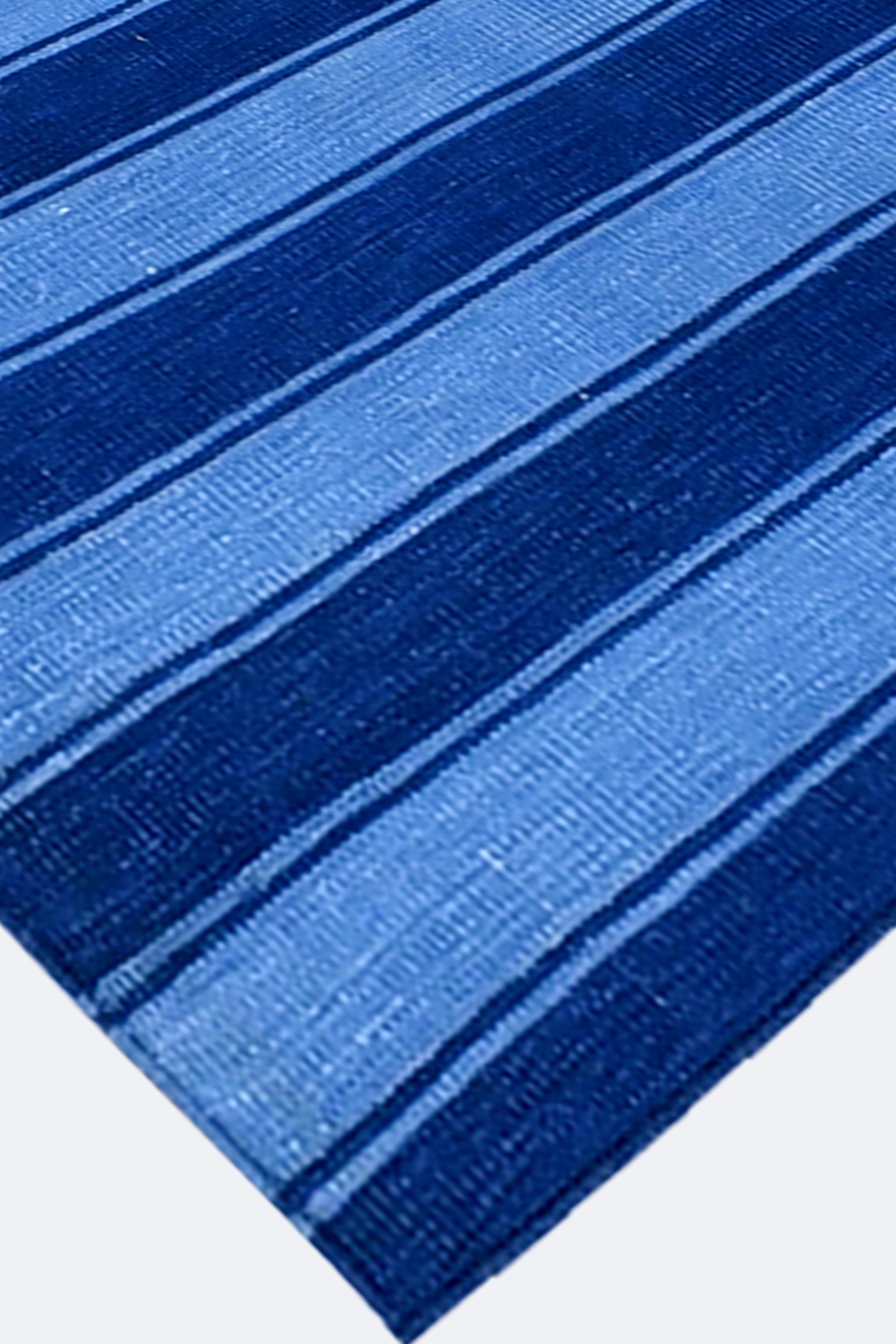 Ocean Stripe Handwoven Cotton Runner