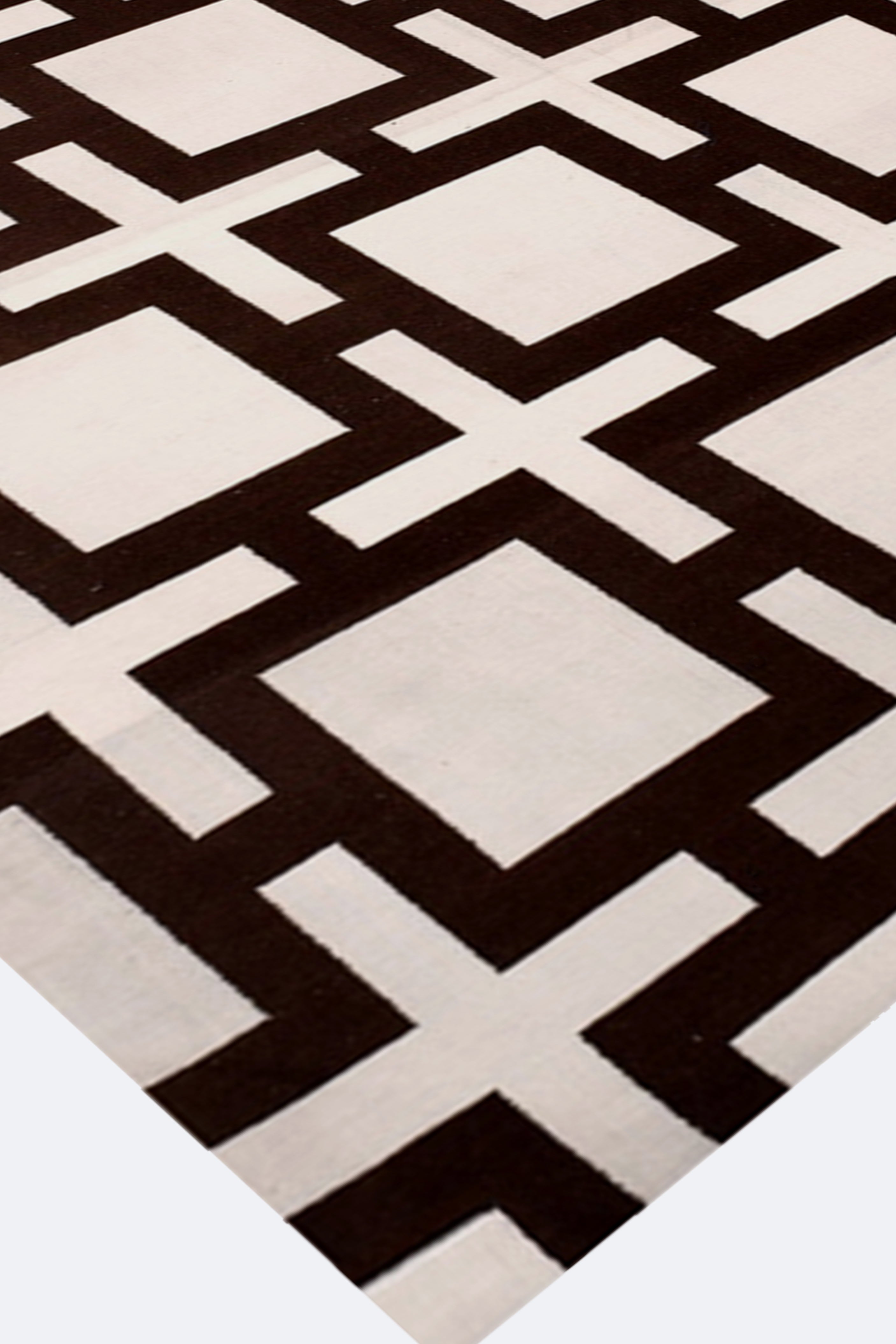 Mid-Century Modern Reversible Flatweave Rug