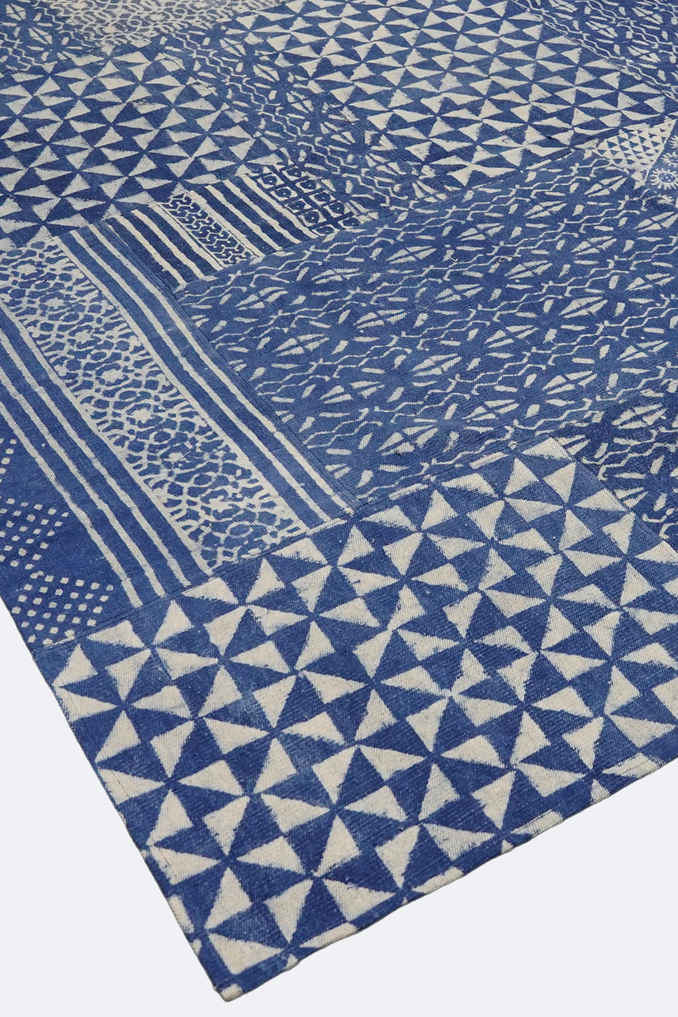 Geometrical Handmade Patchwork Rug