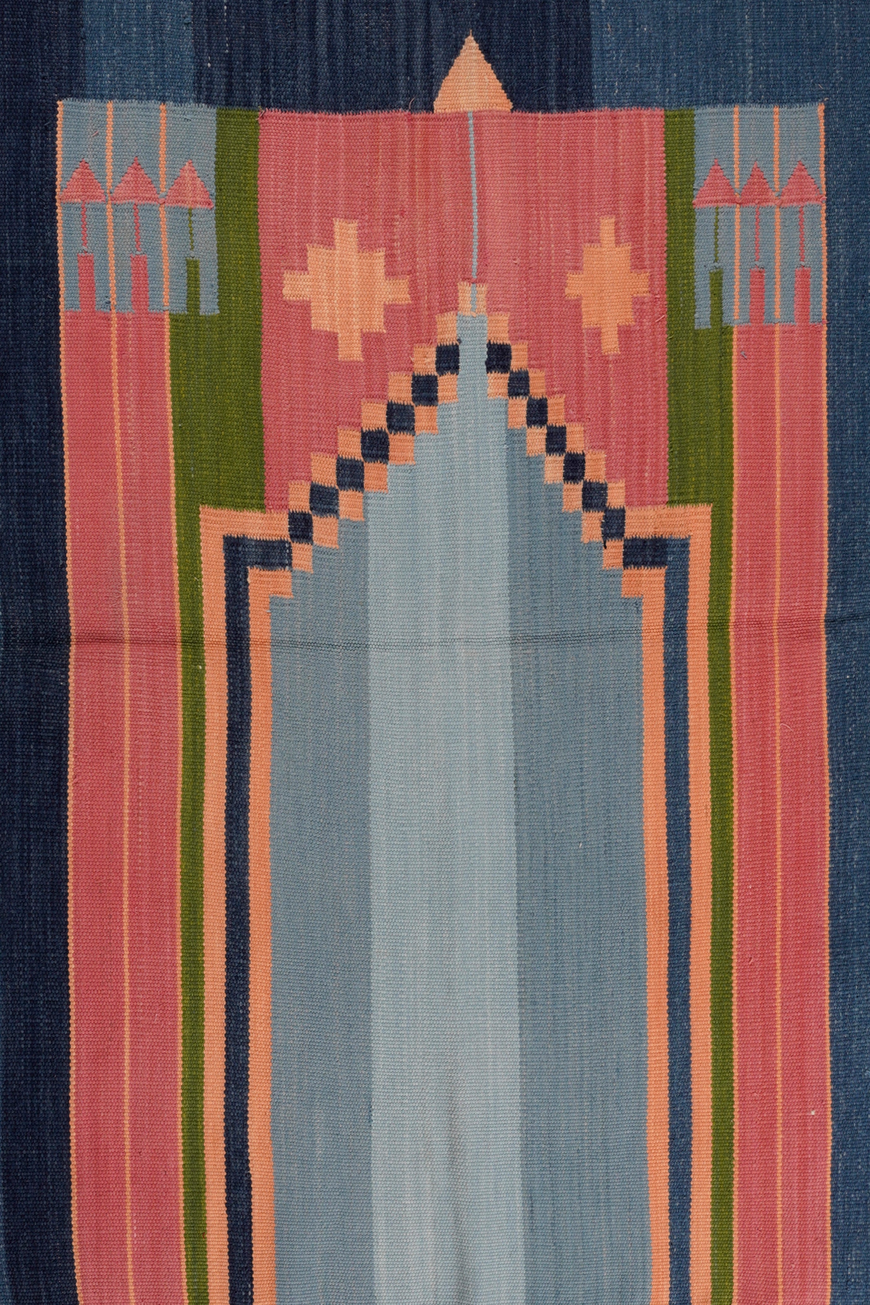 Colorful Cotton Handwoven Muslim Prayer Rug