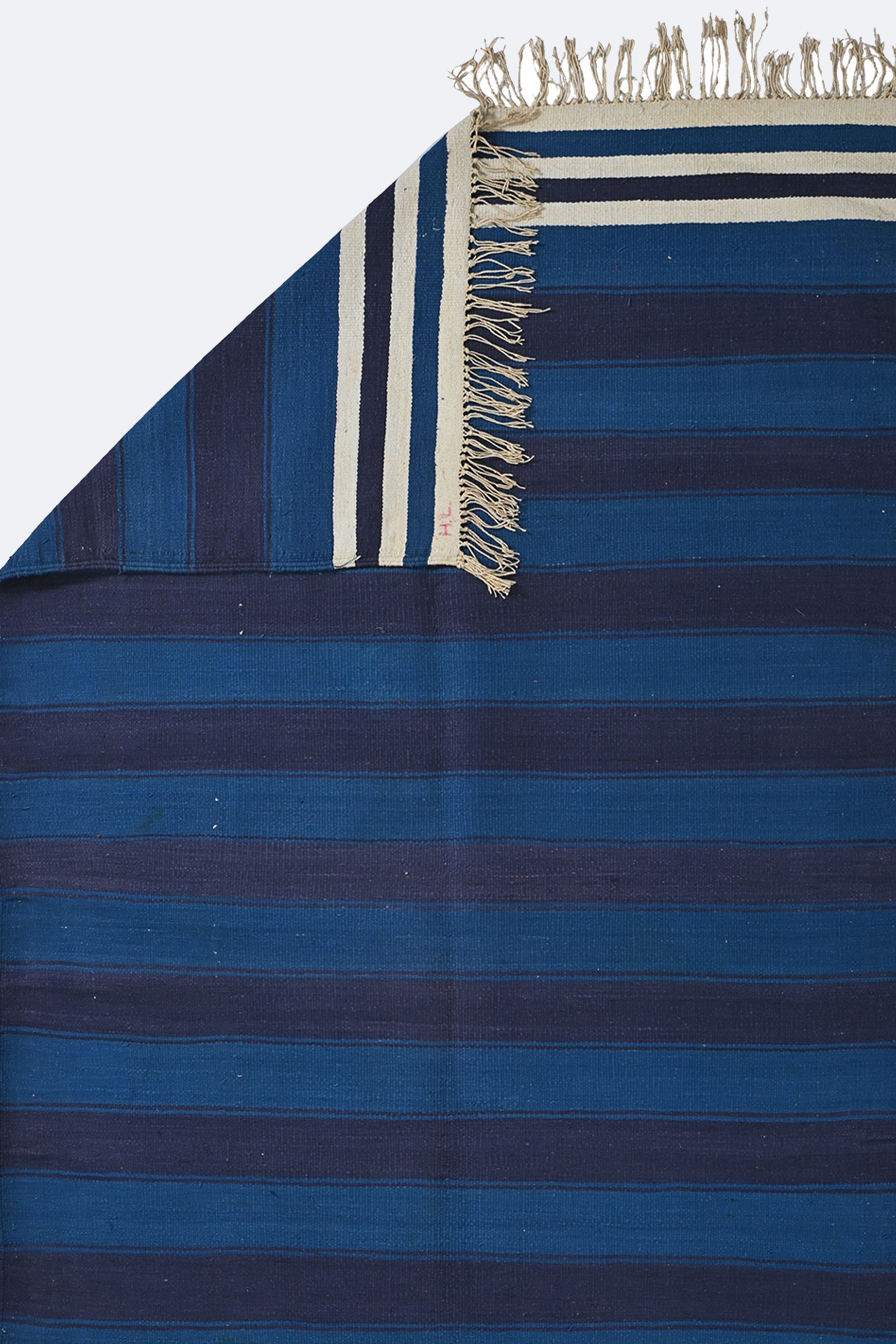 Deep Blue Harmony Punjabi Dhurrie