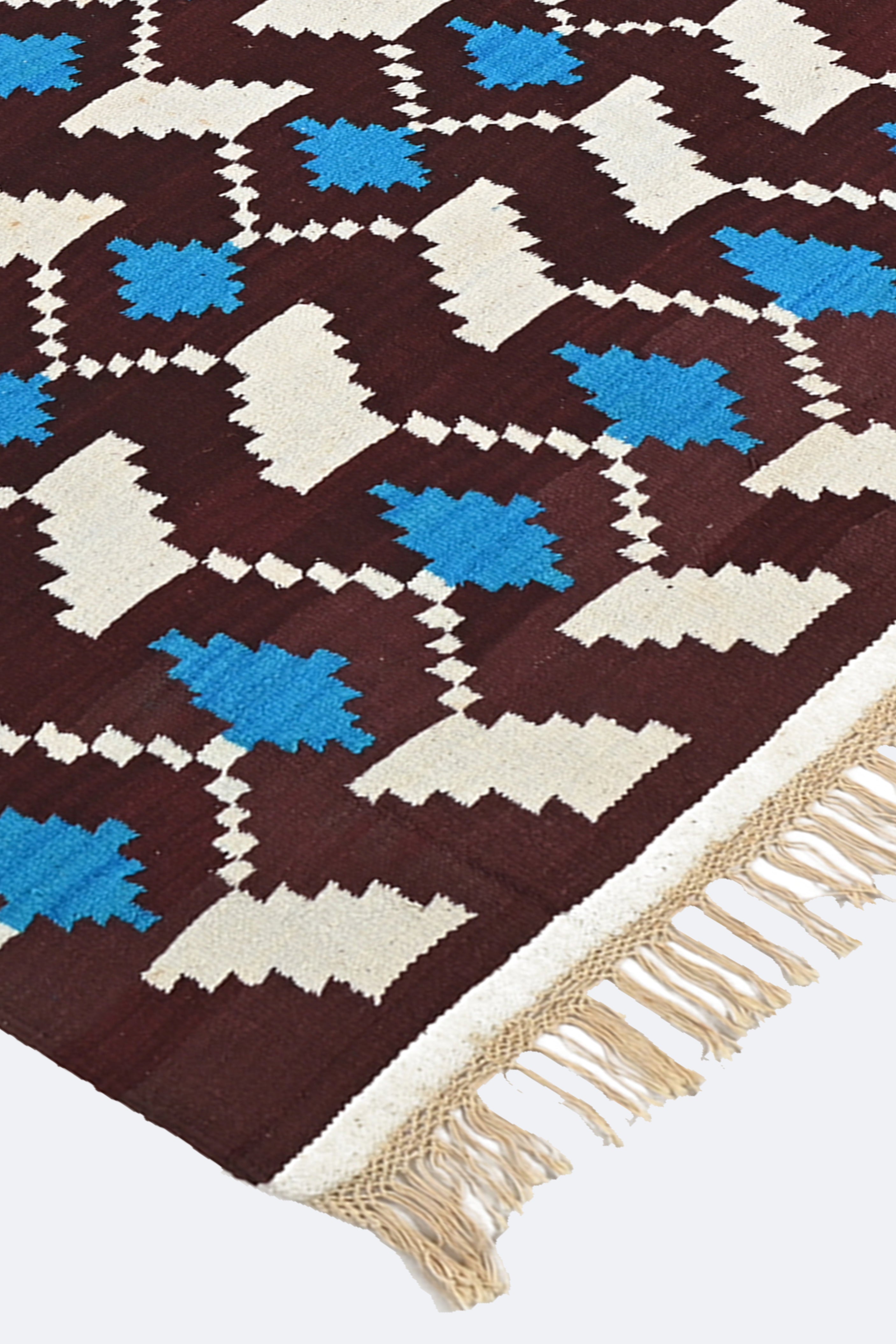 Indigo Mirage Punjabi Dhurrie