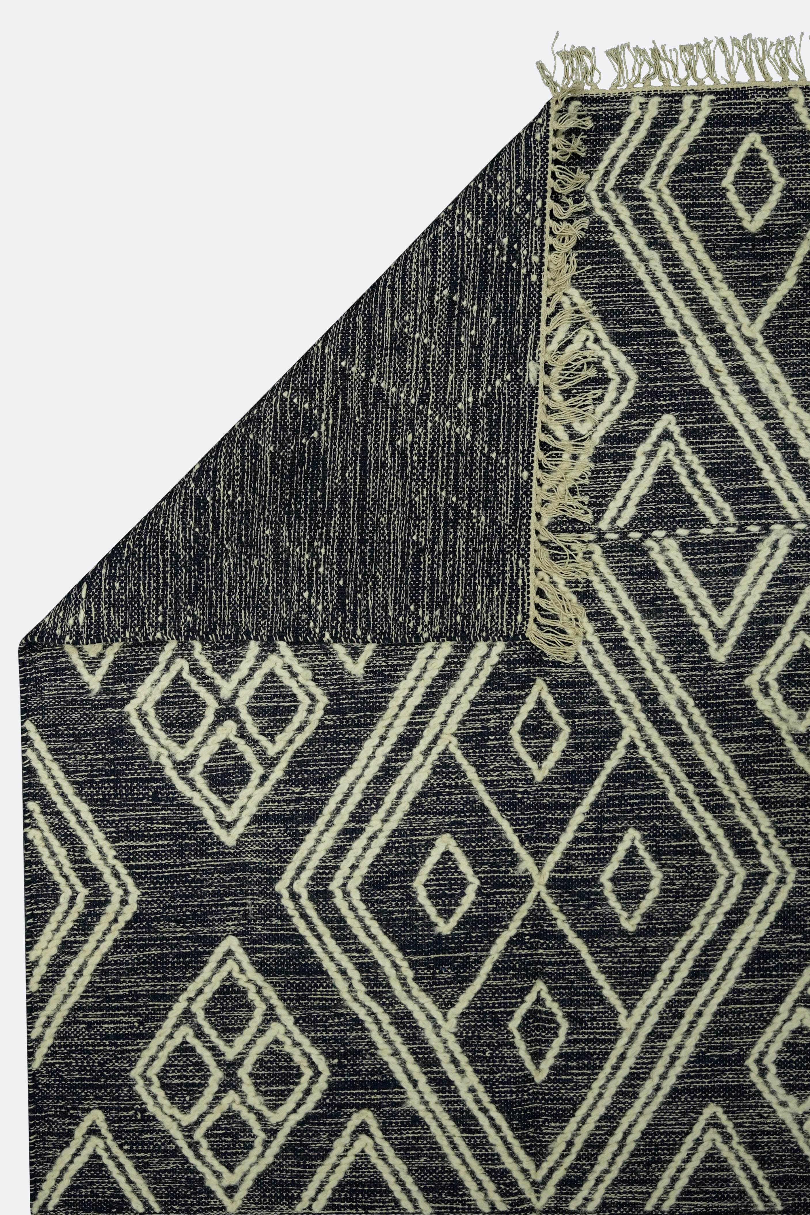 Midnight Diamond Moroccan Pile Rug