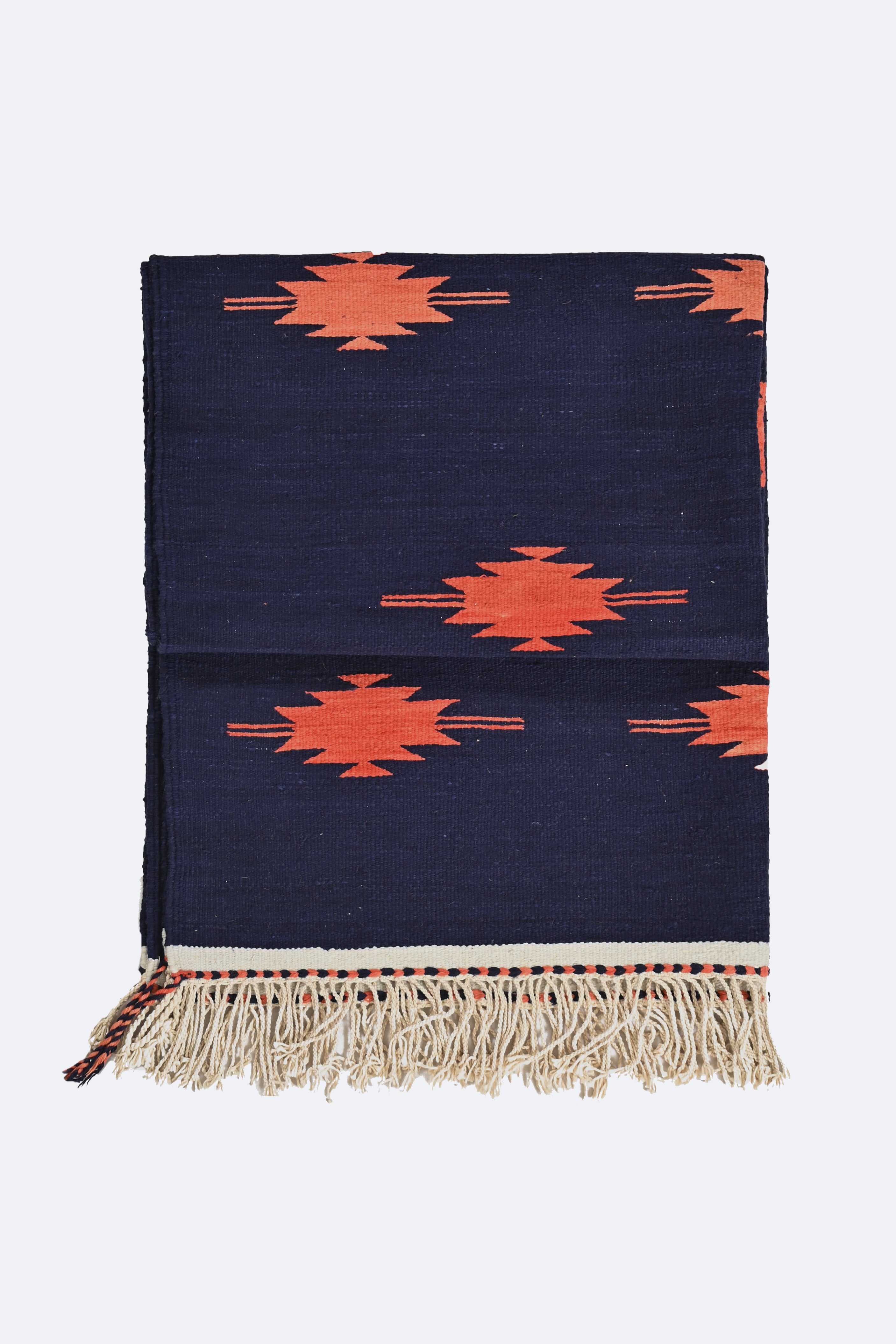 Navy Flame Punjabi Dhurrie