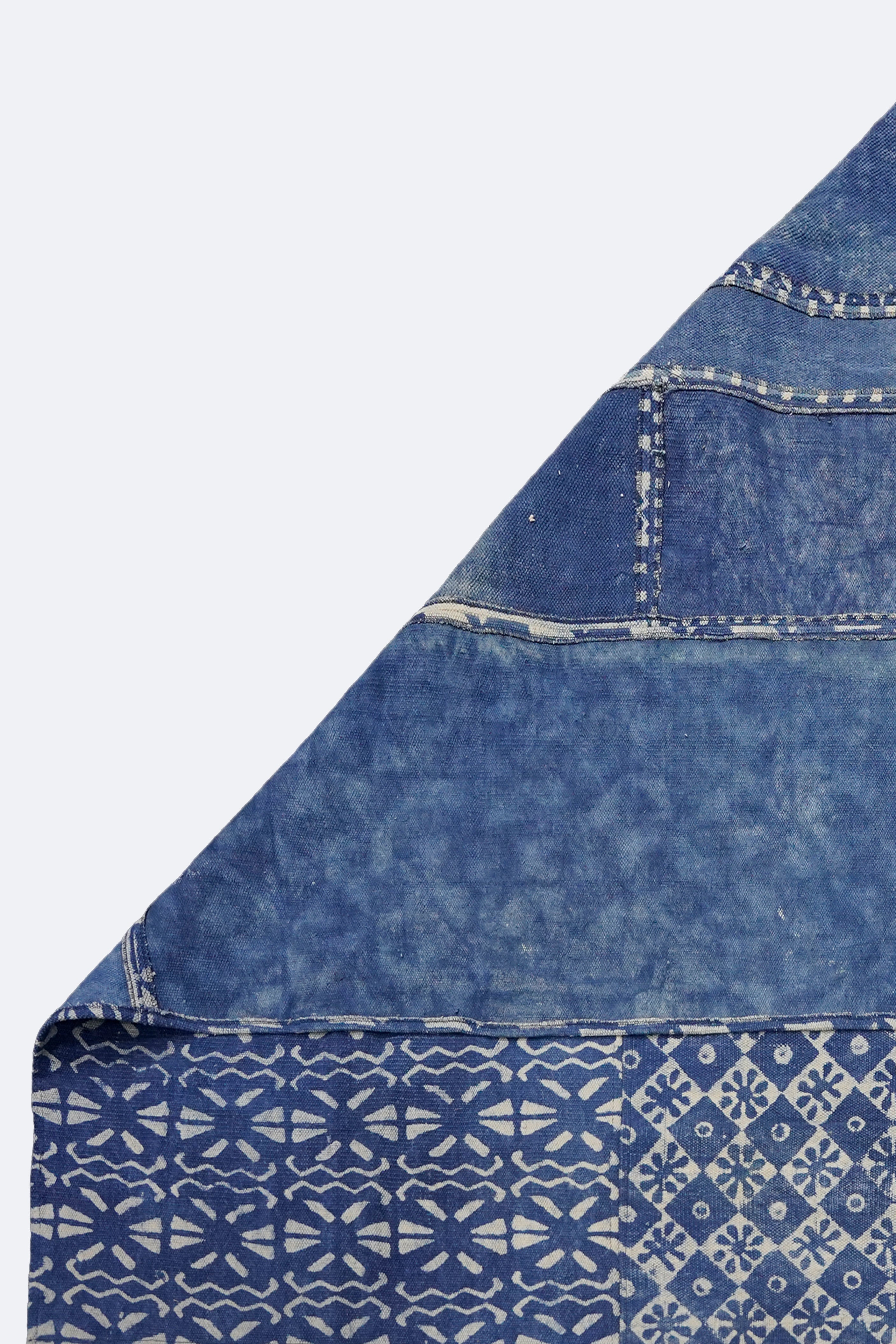 Indigo Mosaic Patchwork Rug