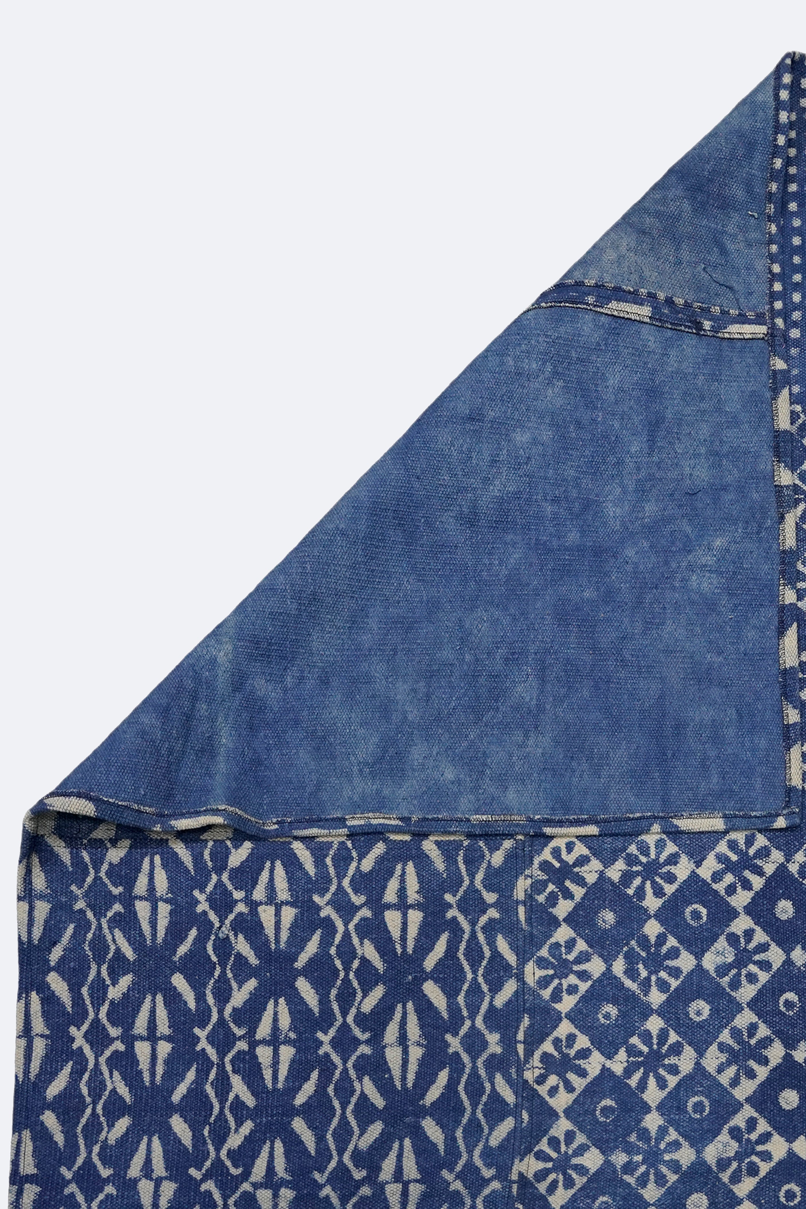 Textural Cotton Patchwork Rug