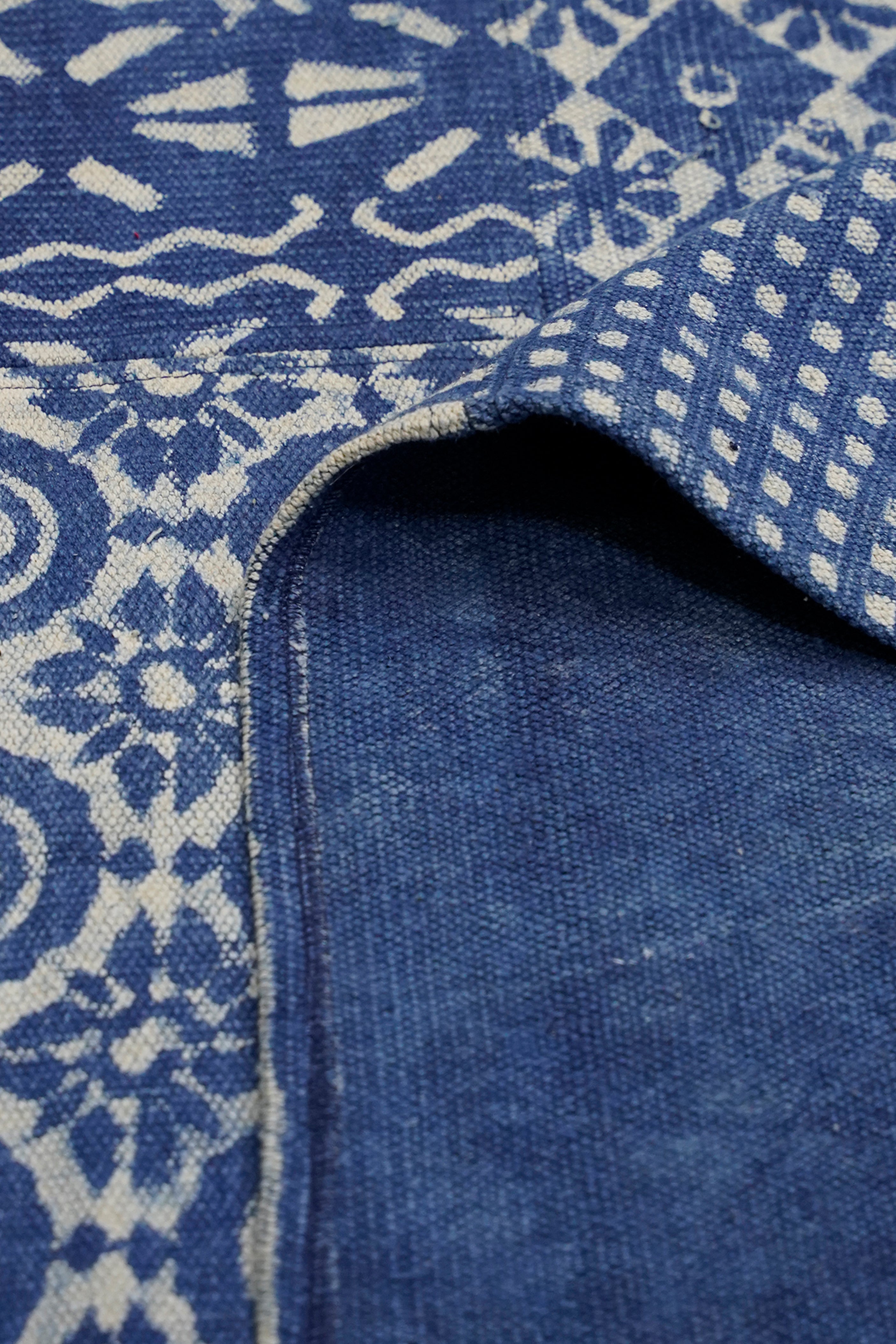 Contemporary Mosaic Weave Patchwork Rug