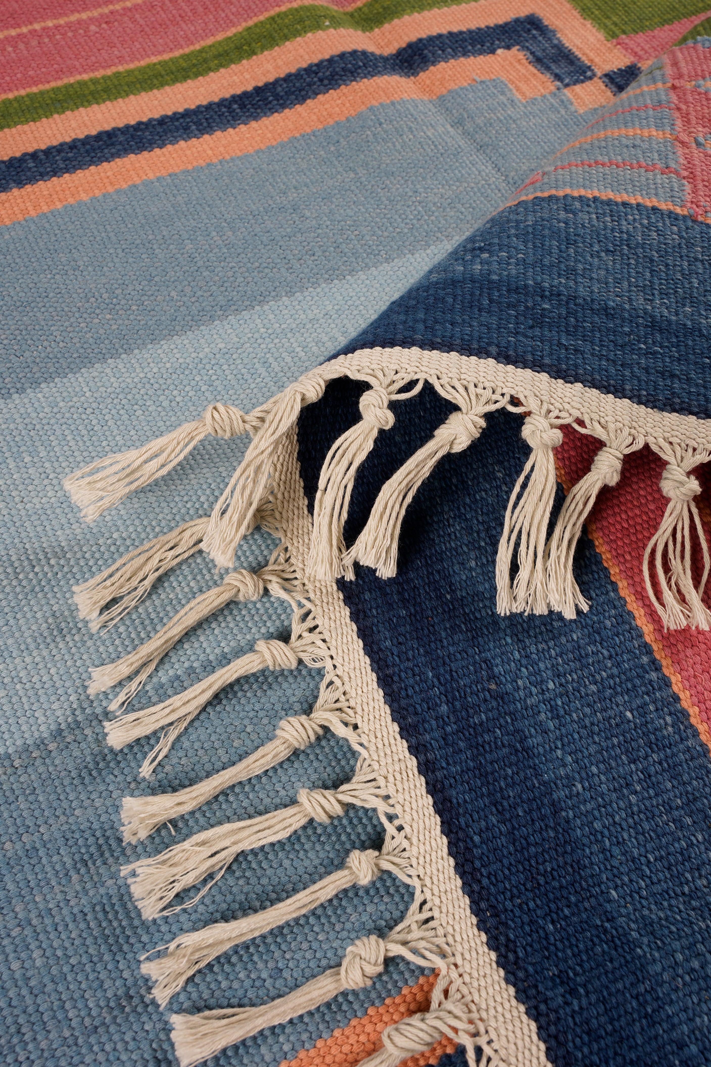 Colorful Cotton Handwoven Muslim Prayer Rug