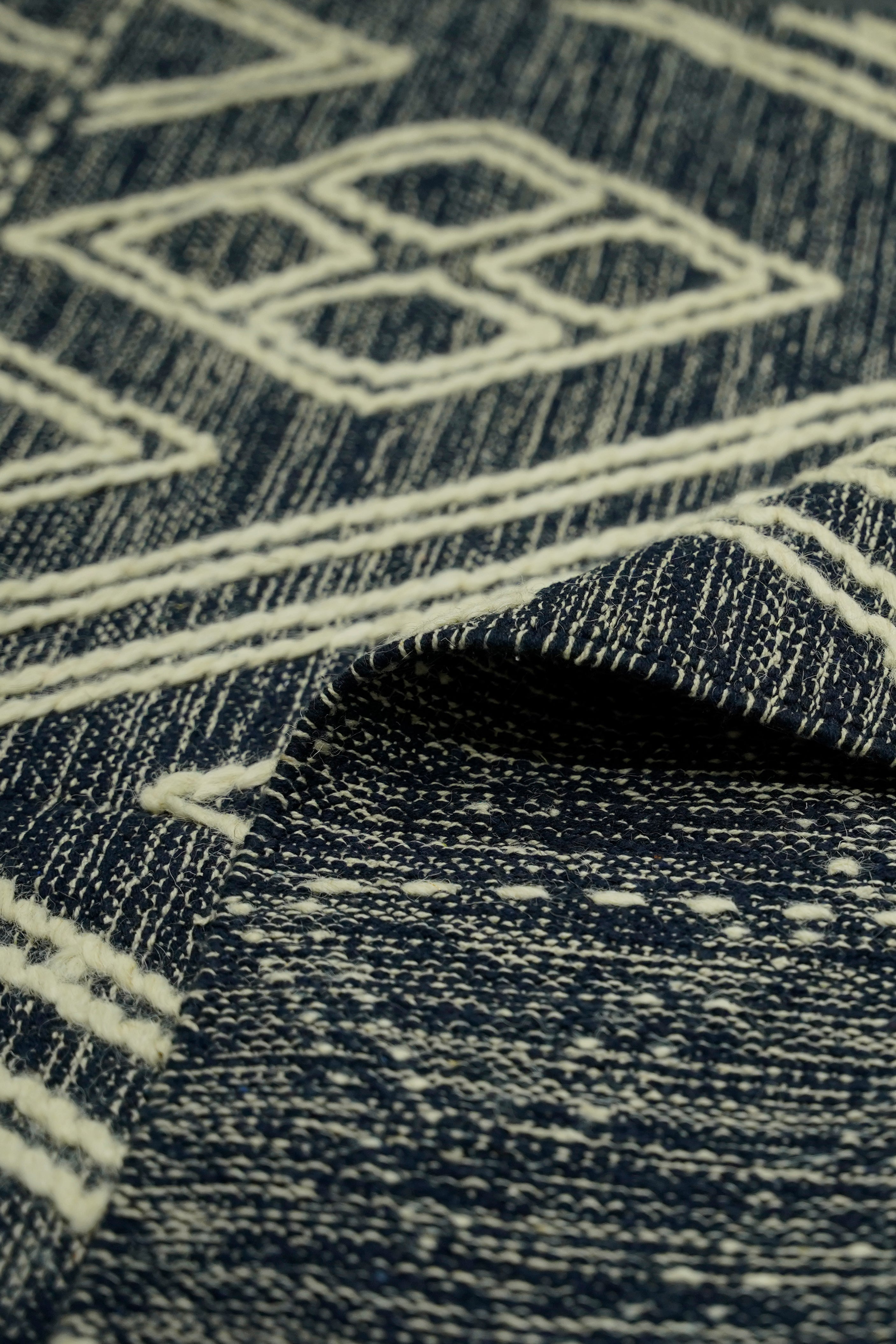 Midnight Diamond Moroccan Pile Rug