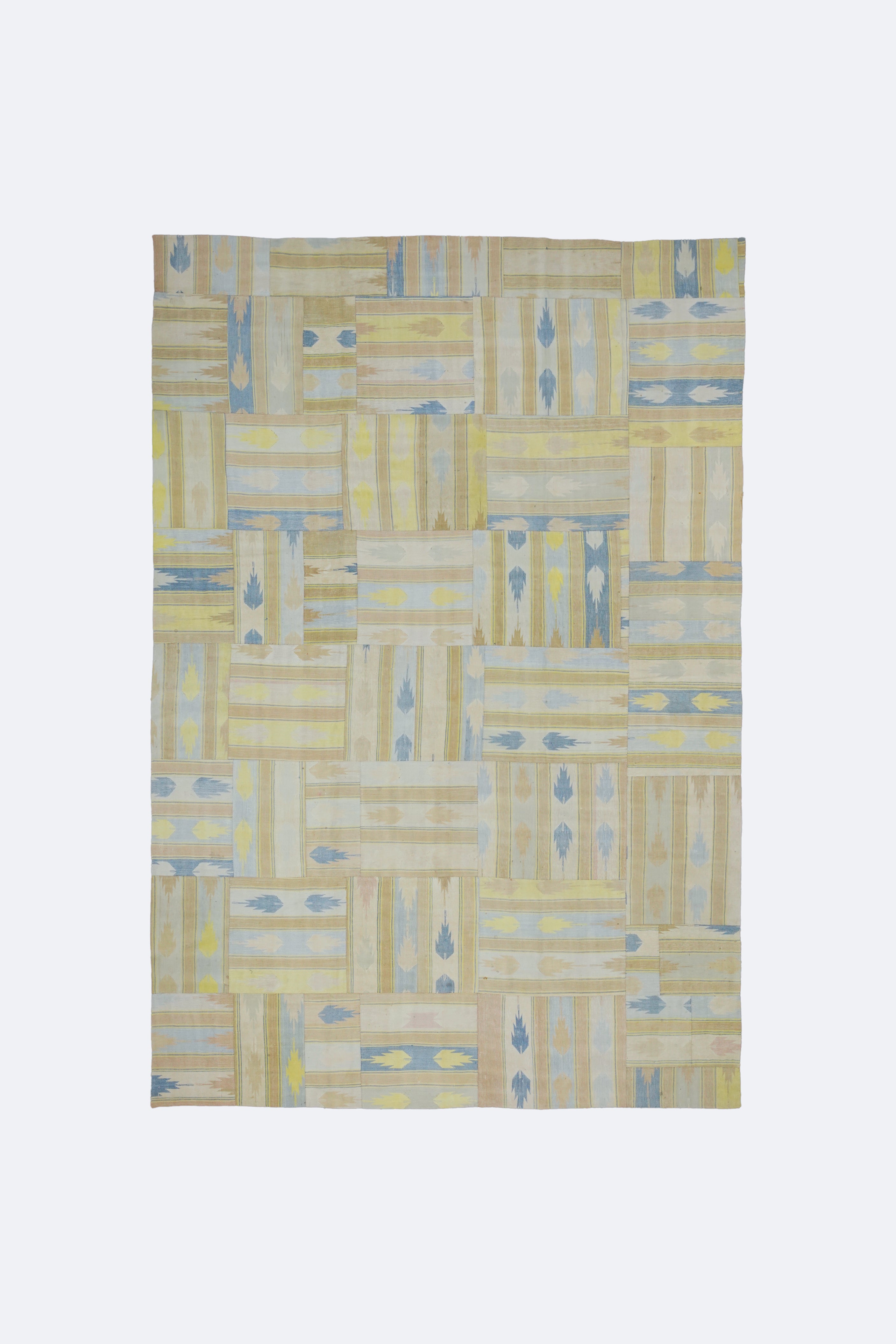 Sand & Sky Linear Patchwork Rug