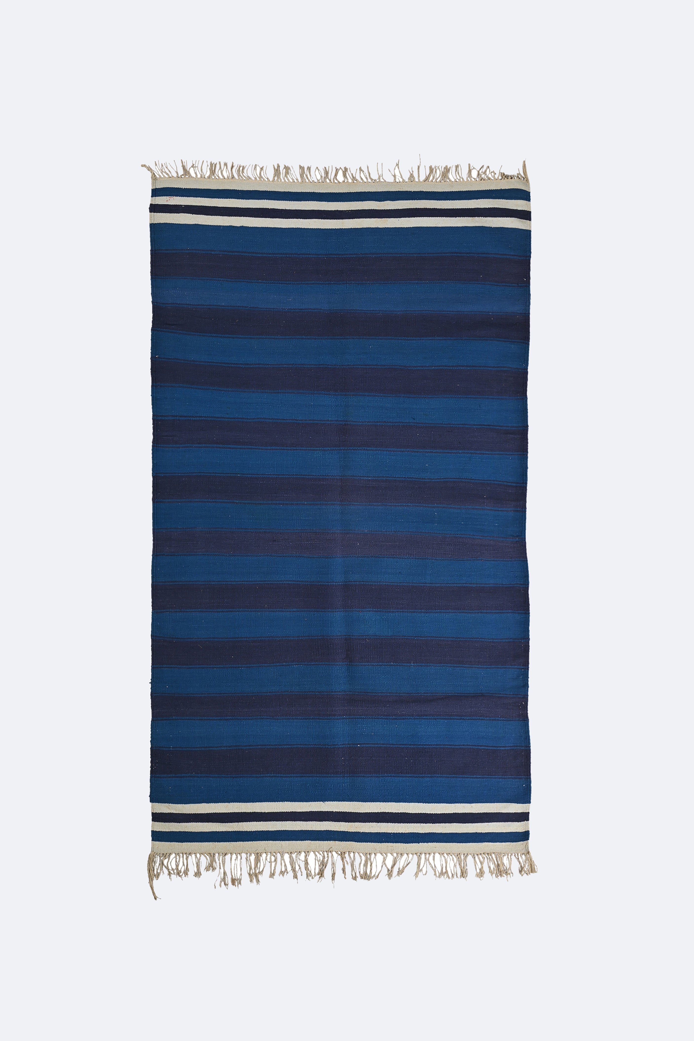 Deep Blue Harmony Punjabi Dhurrie