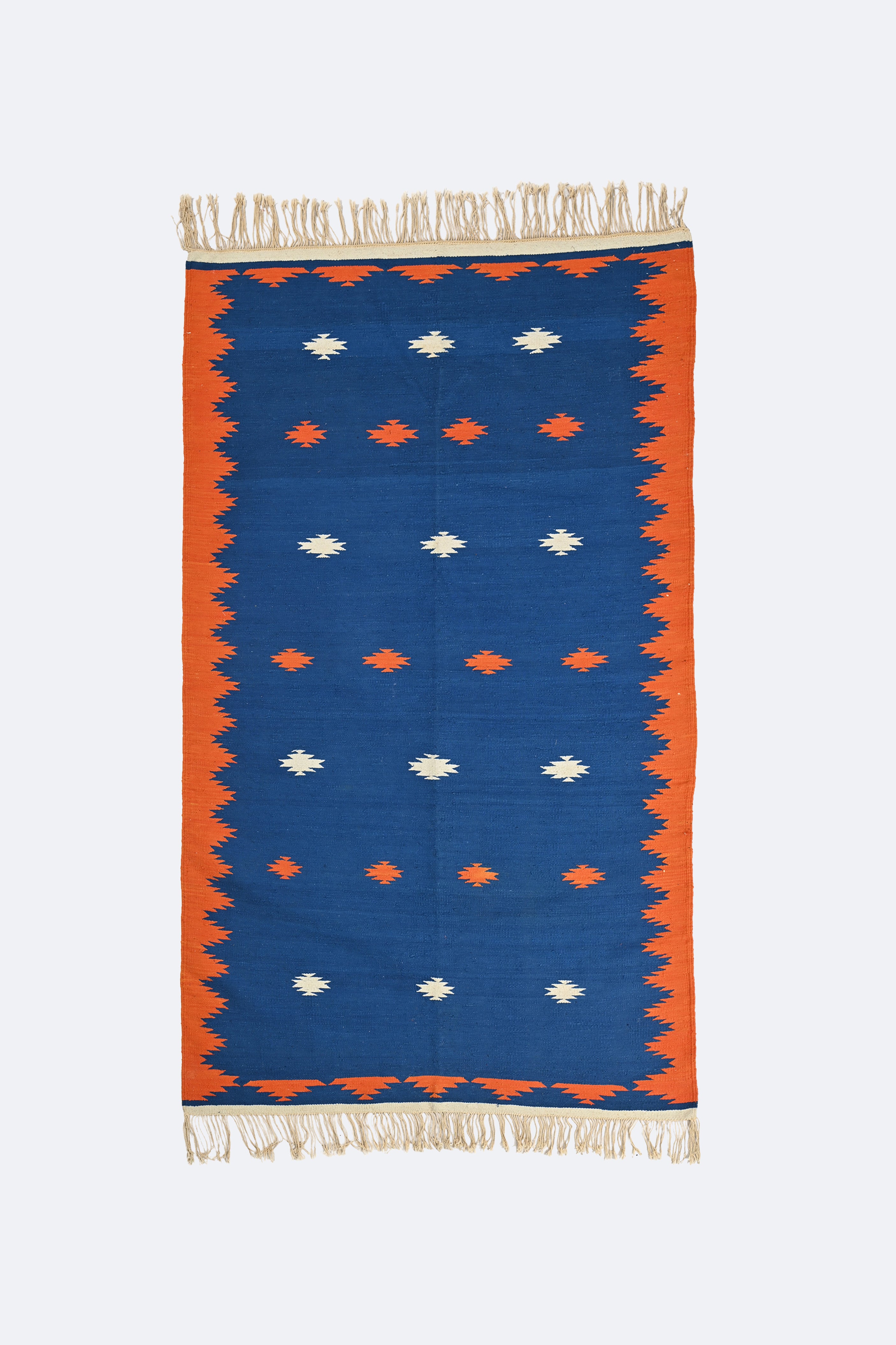 Indigo Ember Punjabi Dhurrie