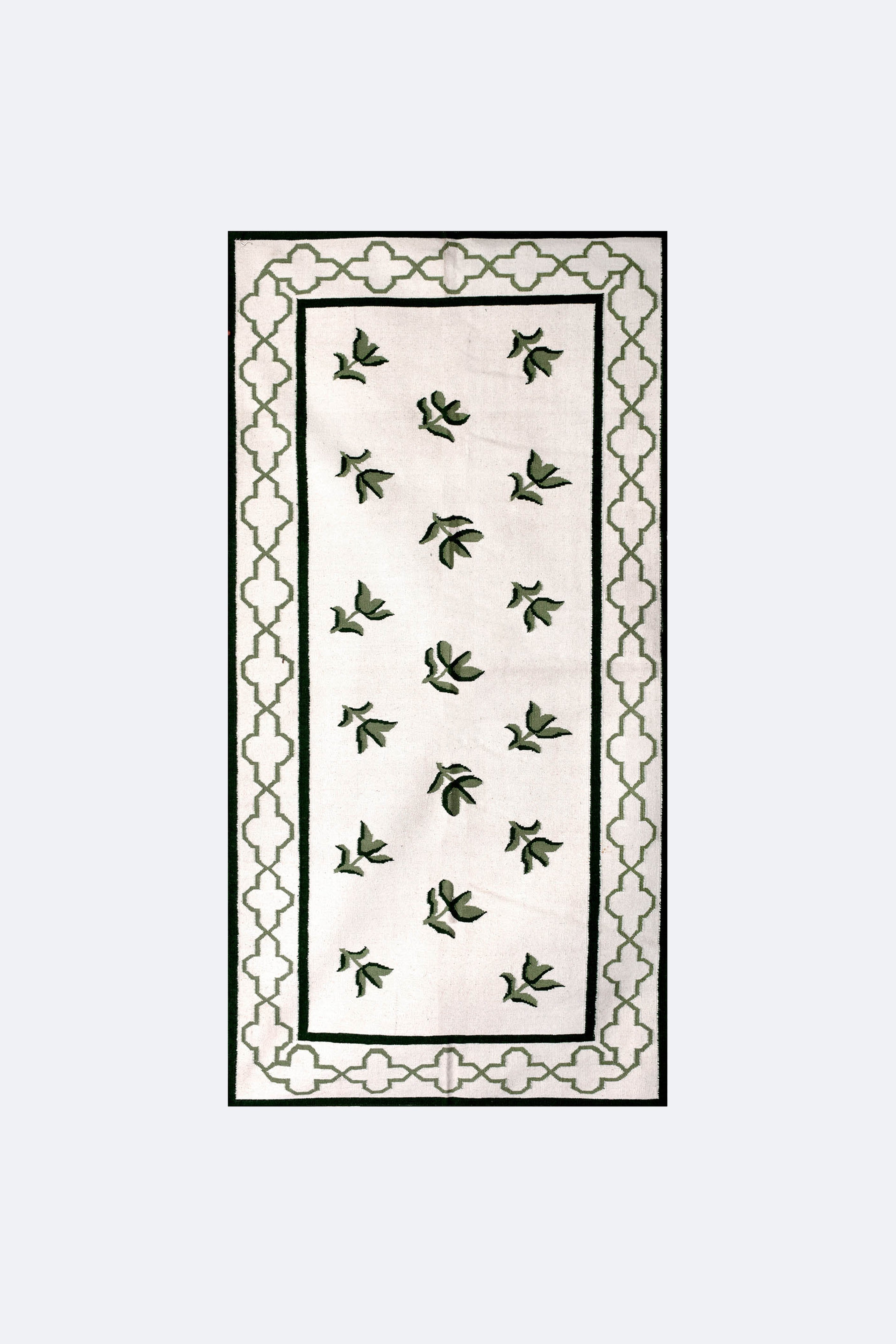 Botanical Handwoven Reversible Wool Rug