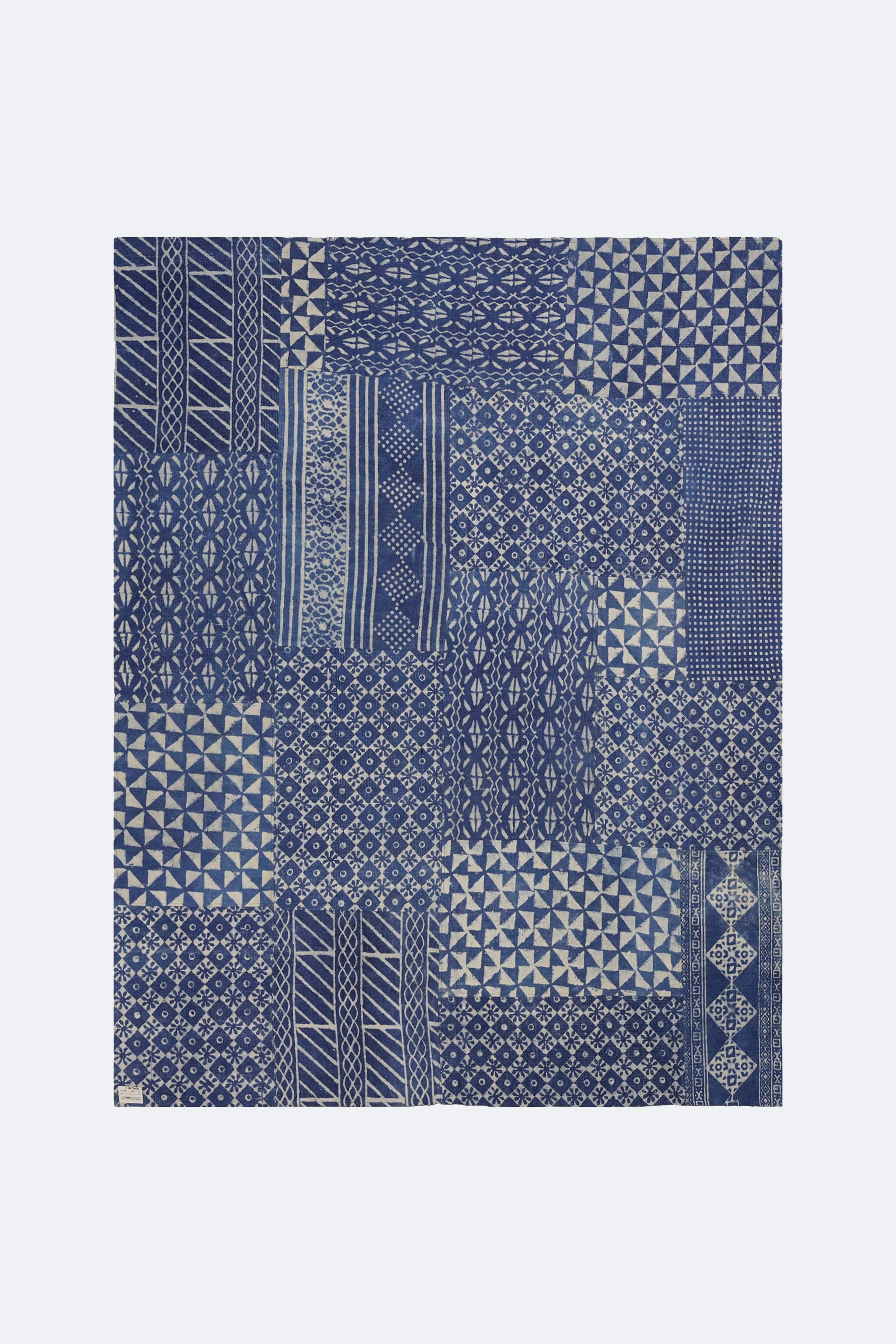 Textural Cotton Patchwork Rug