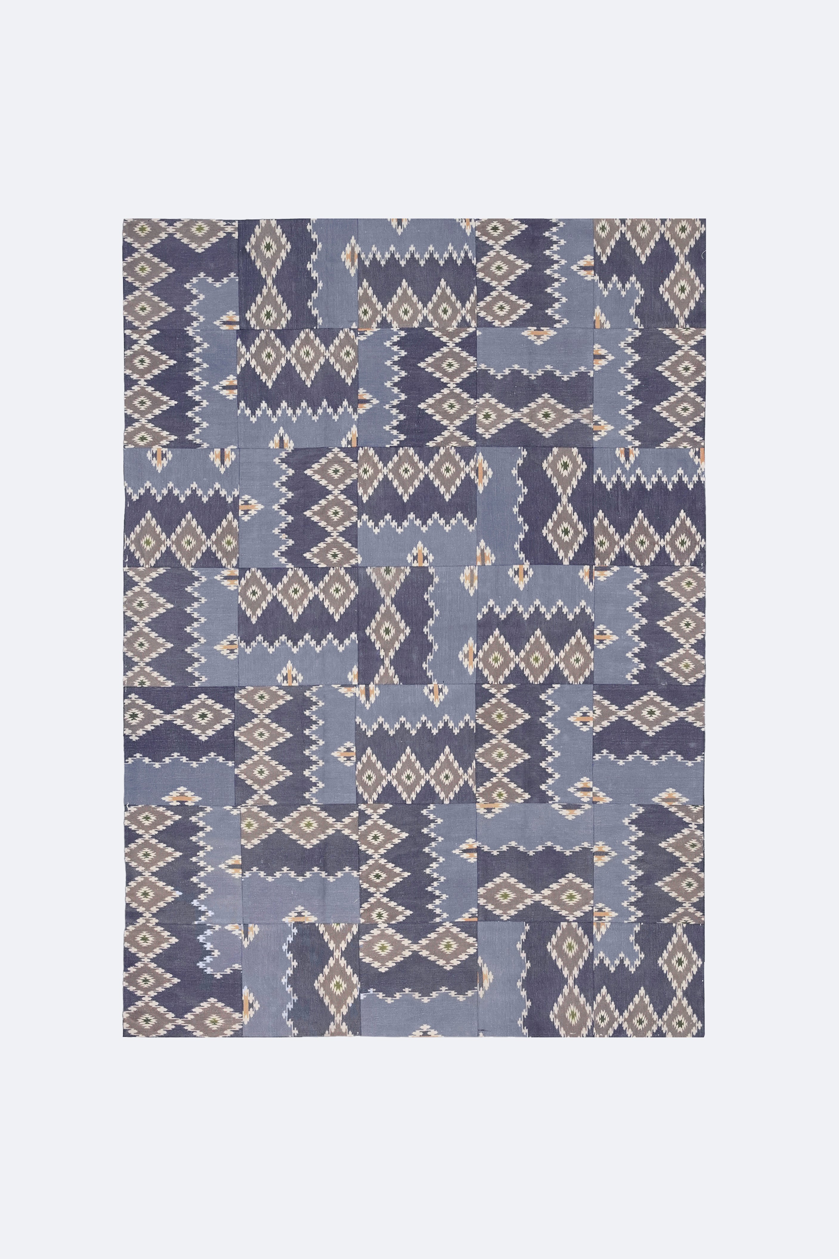 Modern Abstract Accent Patchwork Rug