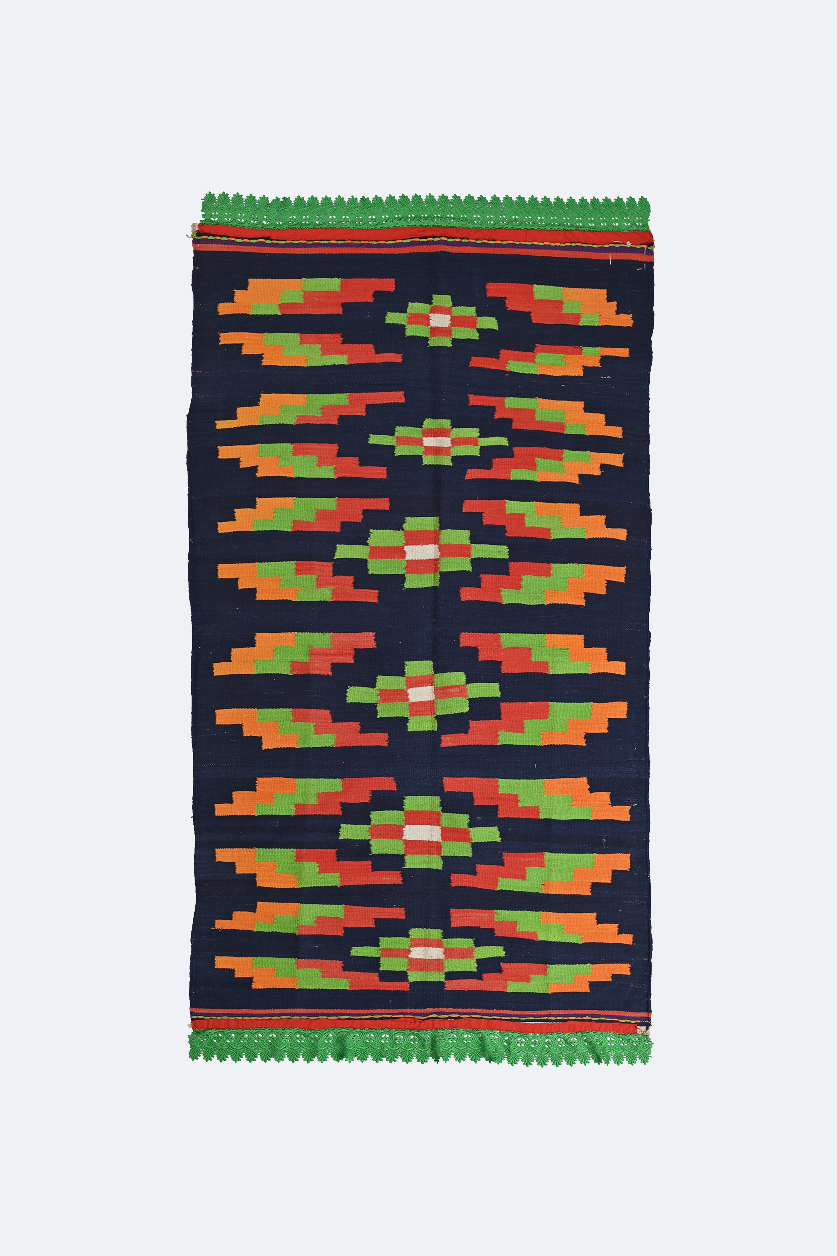 Vibrant Mosaic Punjabi Dhurrie