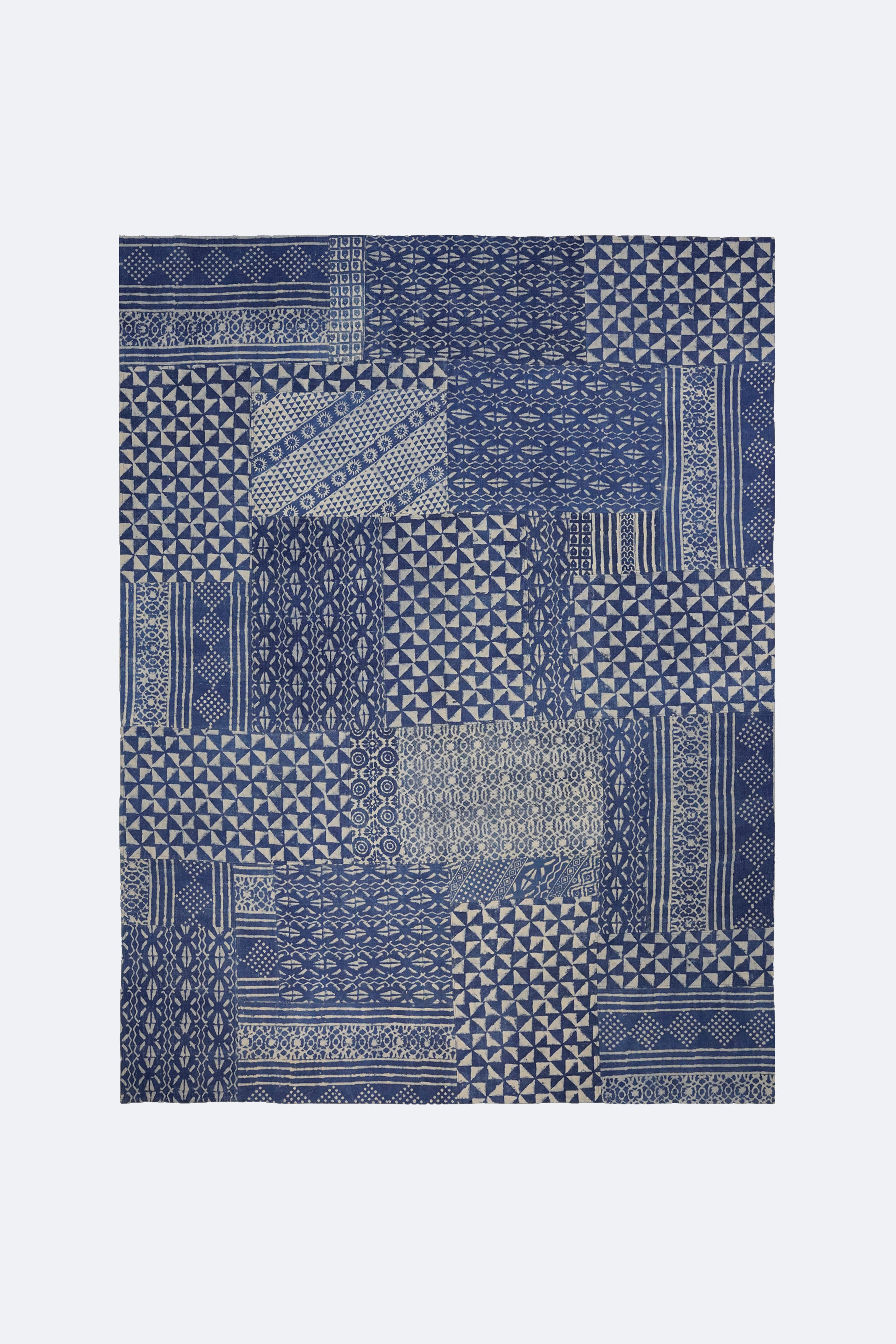 Geometrical Handmade Patchwork Rug