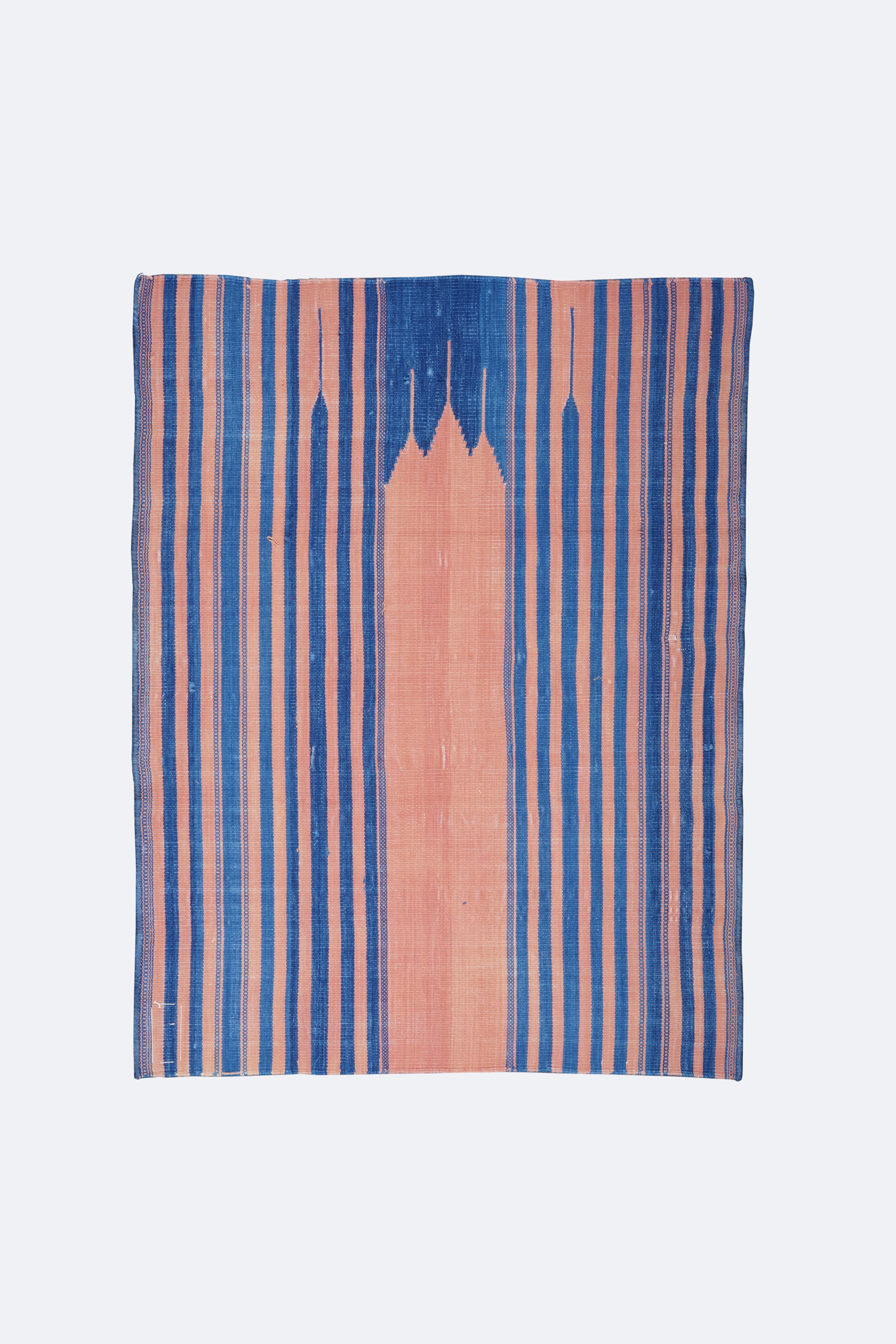 Coral Dawn Cotton Handwoven Muslim Prayer Rug